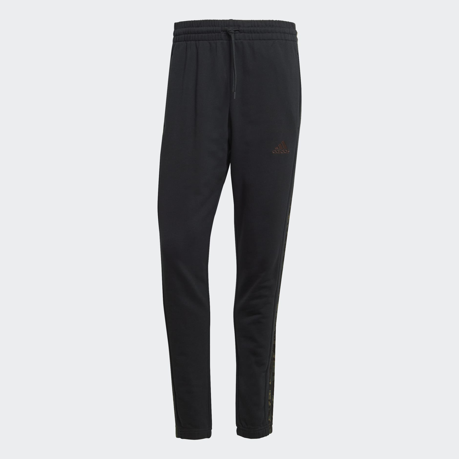 adidas Essentials French Terry Tapered Elastic Cuff 3-Stripes Pants ...