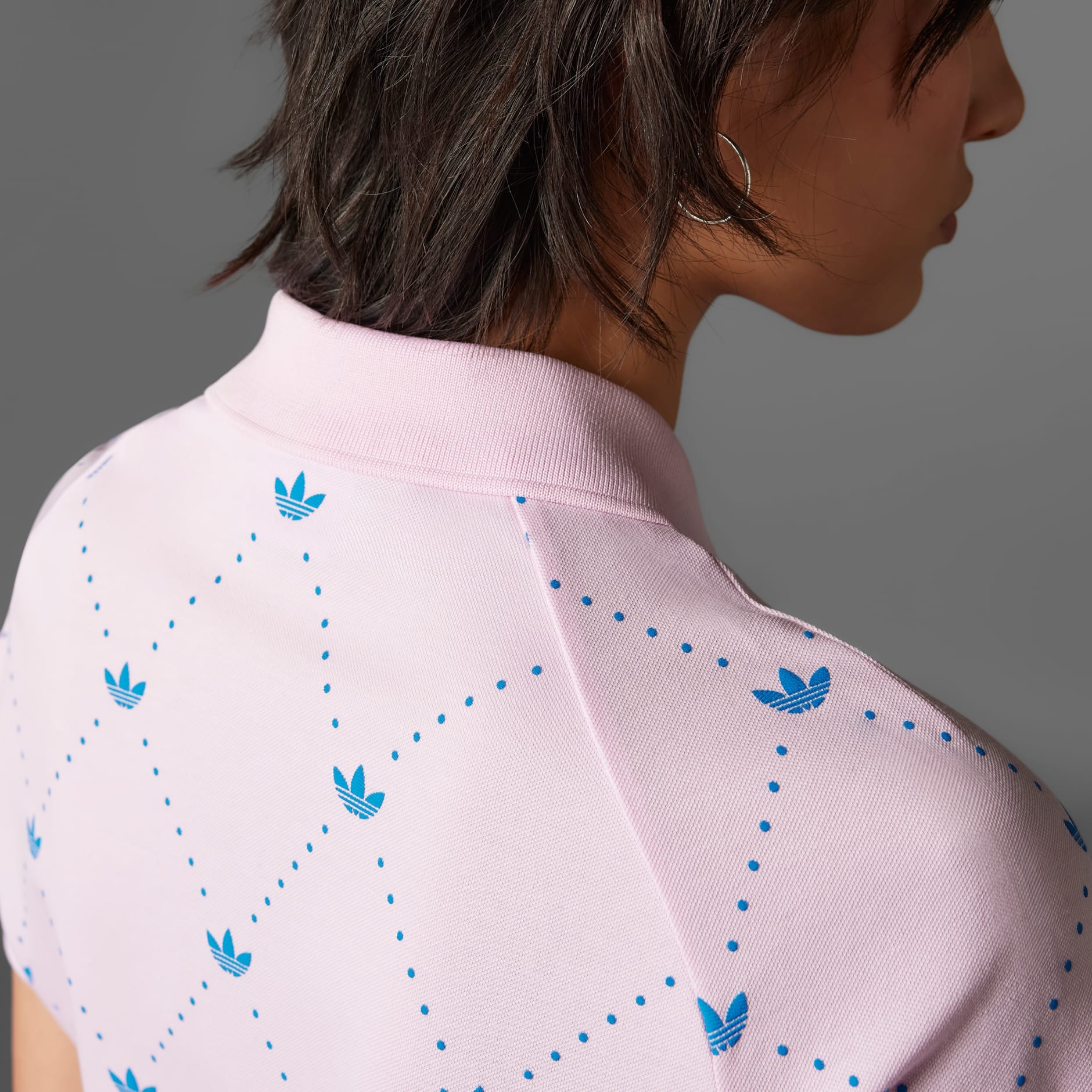 Tricou polo Originals cu trifoi și imprimeu