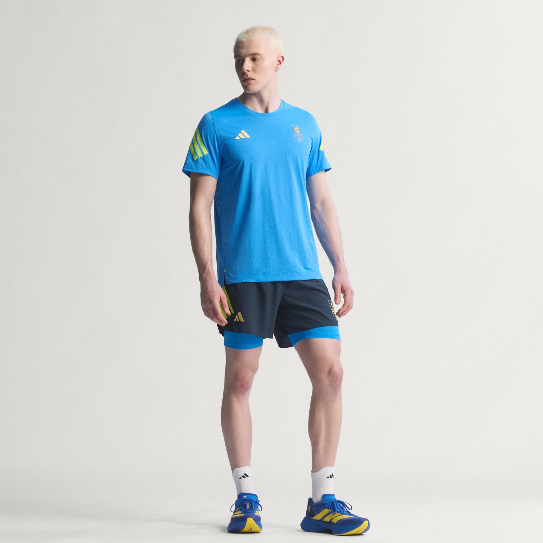 2026 年波士頓馬拉松二合一跑步短褲