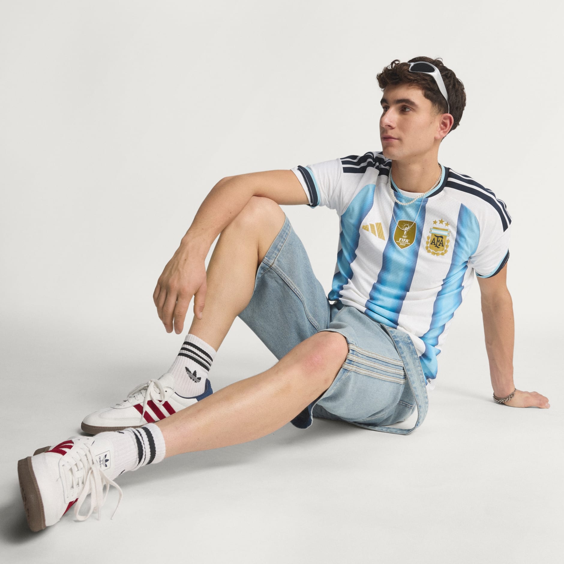 Tricou Argentina 26 Authentic pentru meciuri pe teren propriu