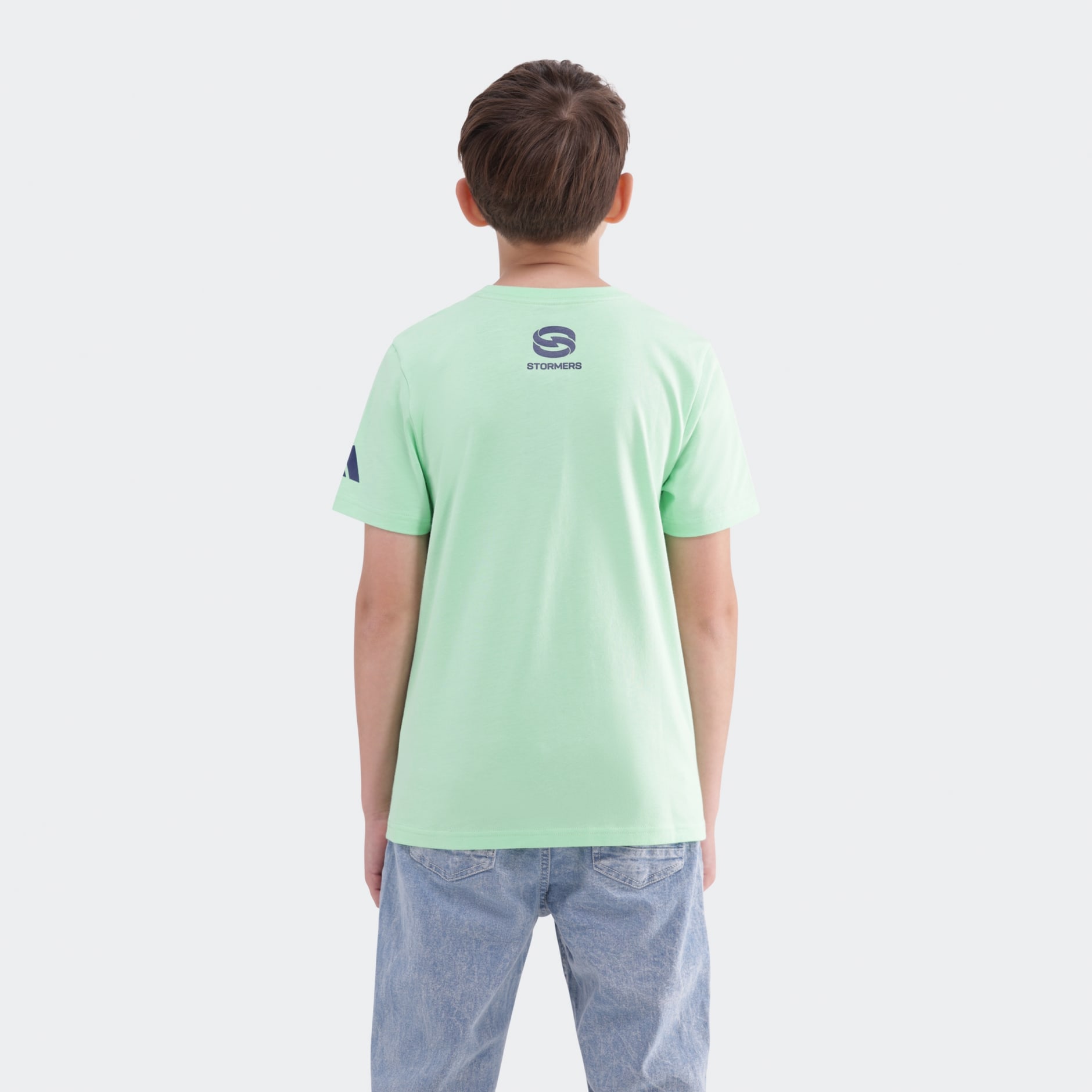 DHL Stormers Junior Graphic Tee Lime Burst