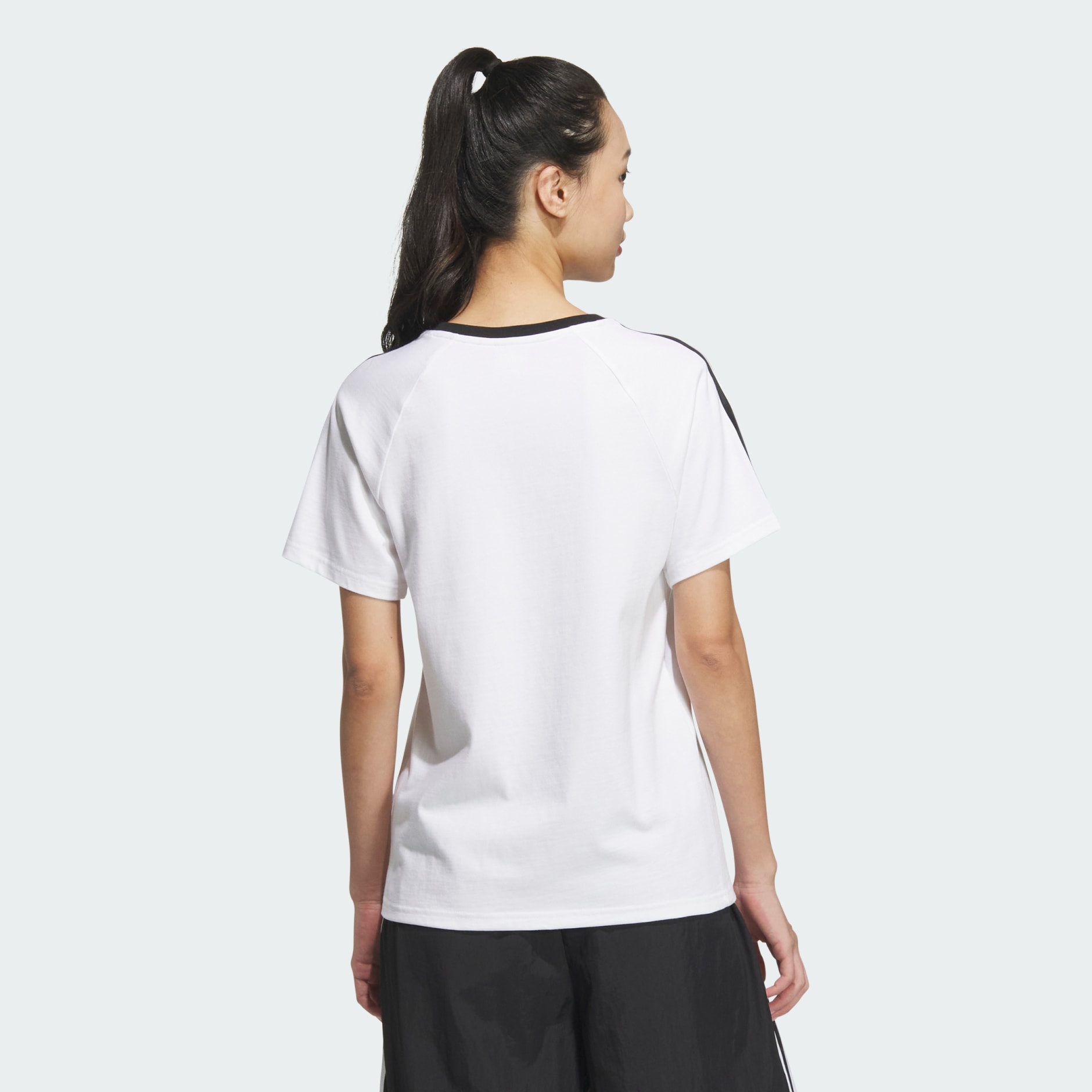 ★adidas★ 3S Cali Short Sleeve Tee White JC8704 3-Stripes Cali Short Sleeve Tee - White | adidas Hong Kong