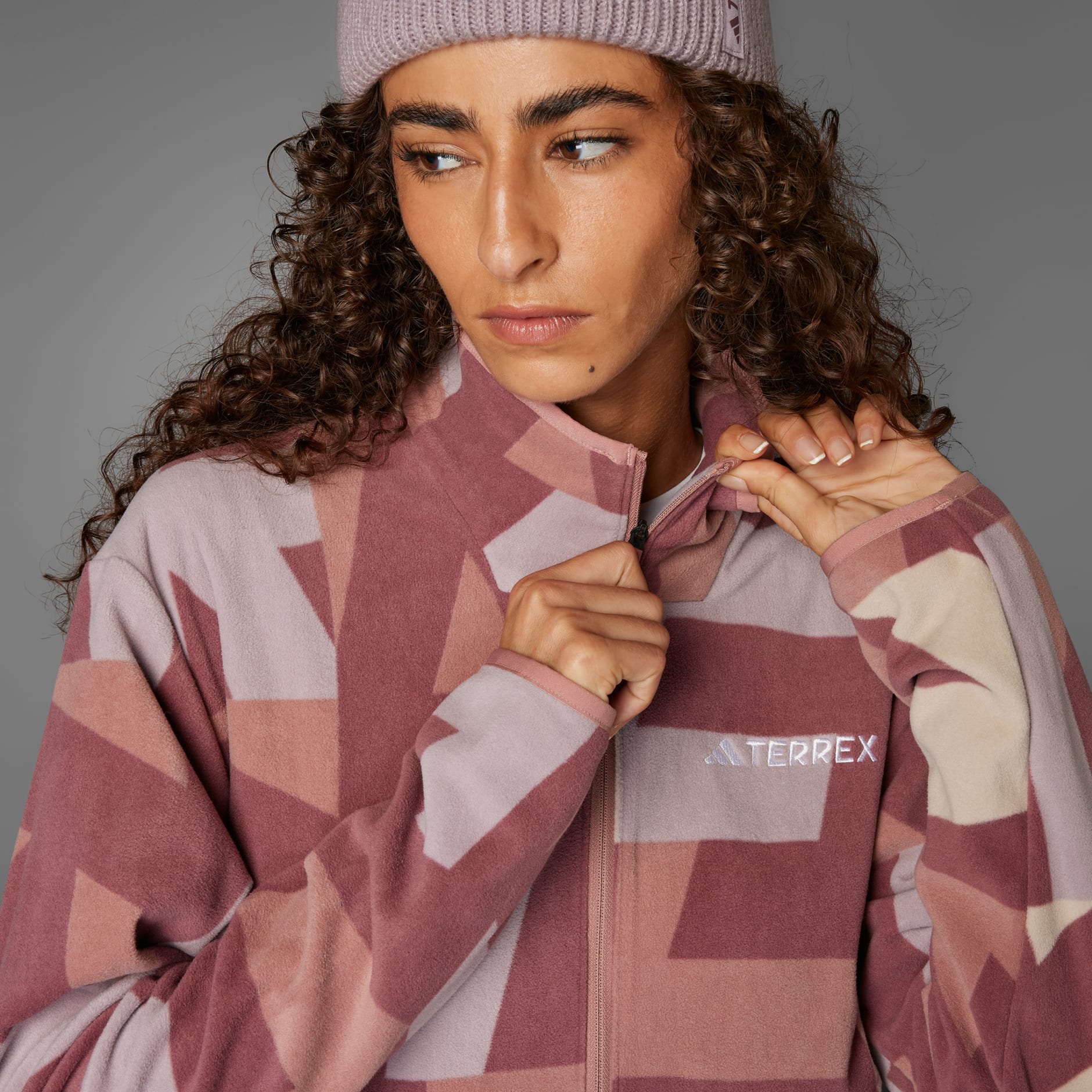 Terrex Multi Printed Full-Zip Fleece Jacket
