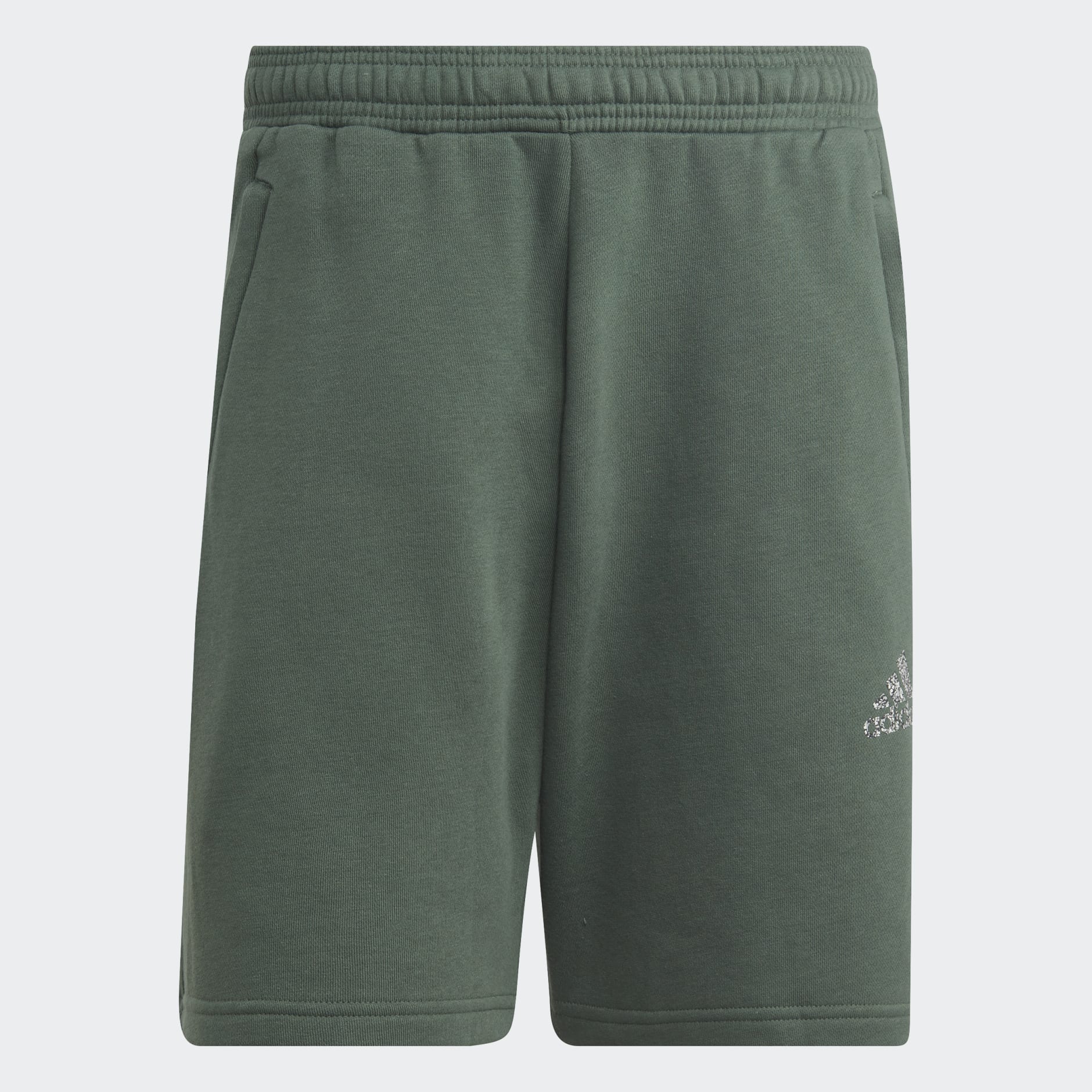 adidas Stadium Fleece Recycled Badge of Sport Shorts - Green | adidas GH