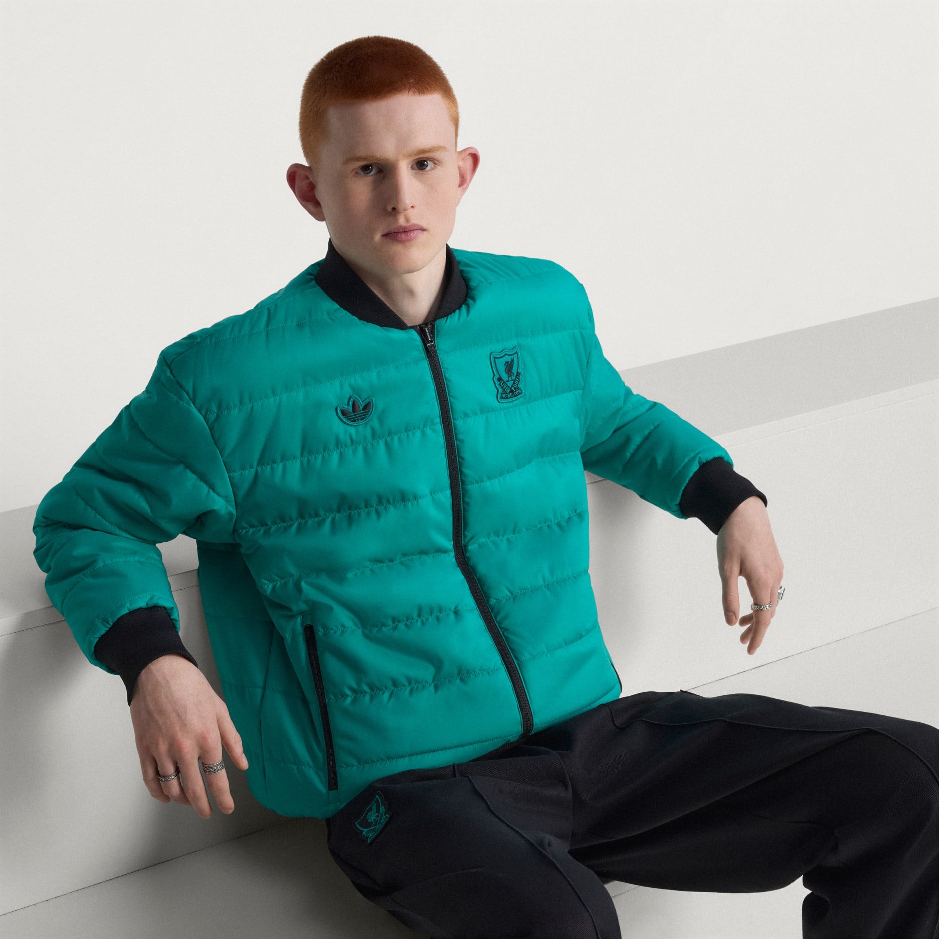 Clothing - Liverpool FC Terrace Icons Jacket - Black | adidas