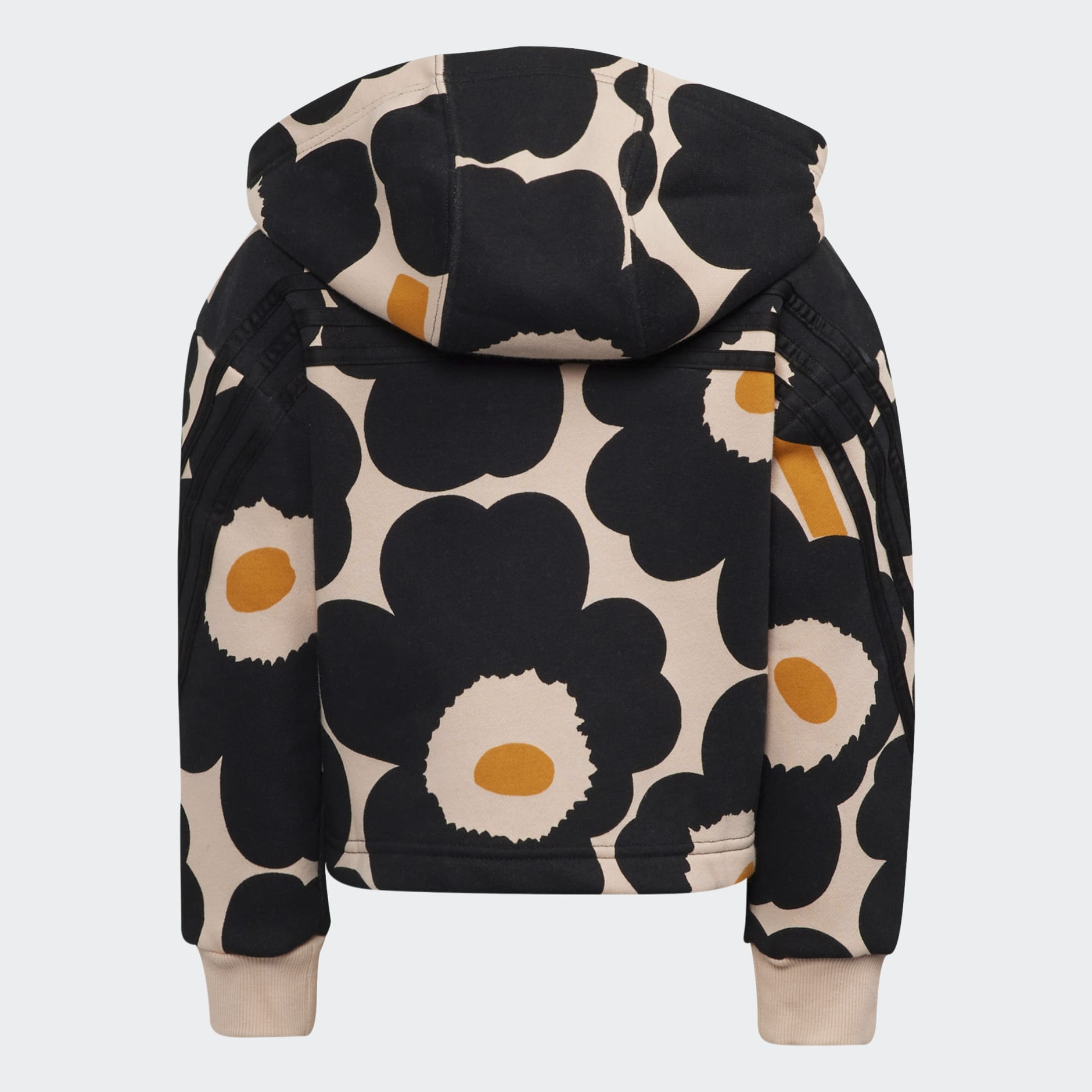 Marimekko Primegreen Warm-Up Winter Fleece 3-Stripes Floral Hoodie and Pants