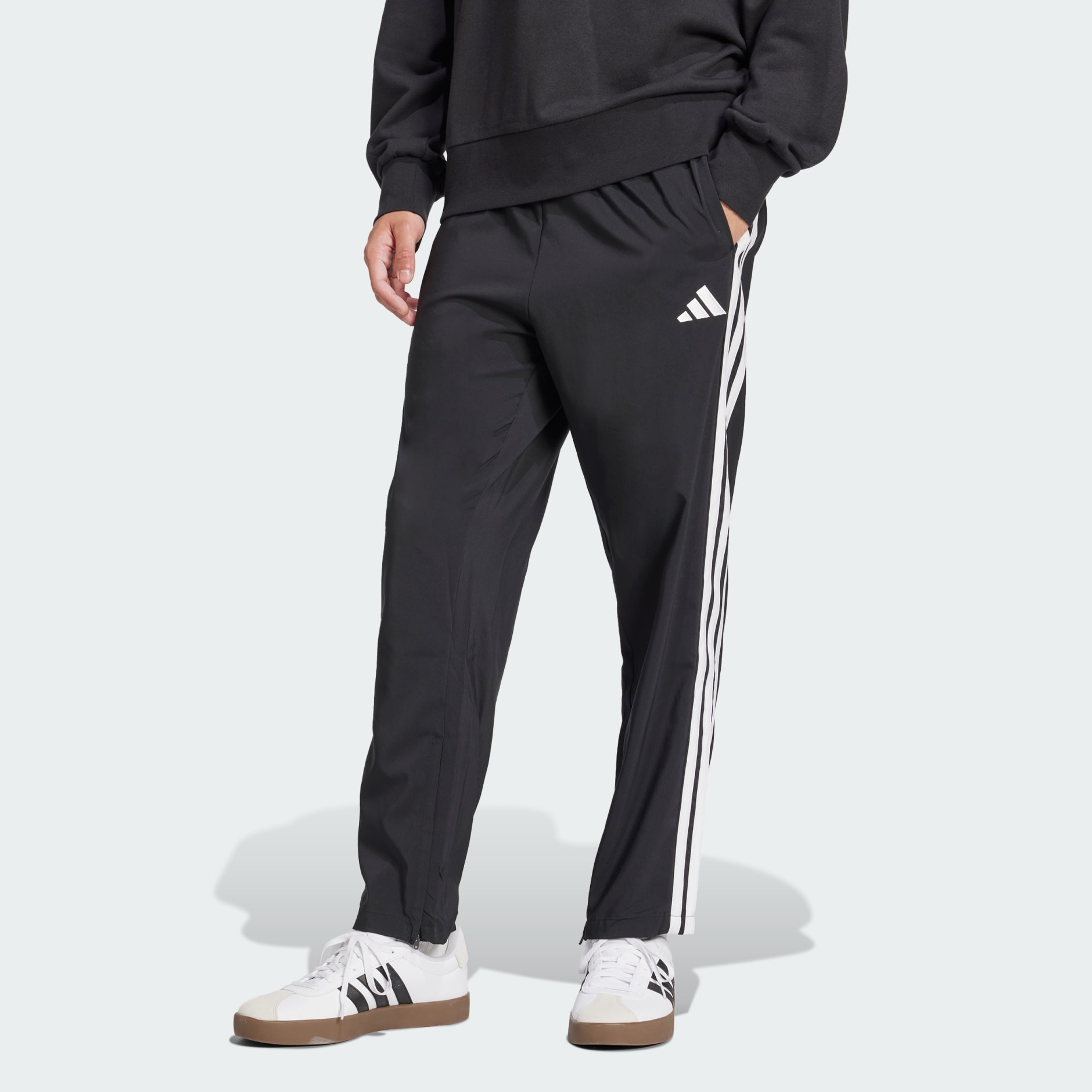Hlače Essentials 3-Stripes Stanford Open Hem