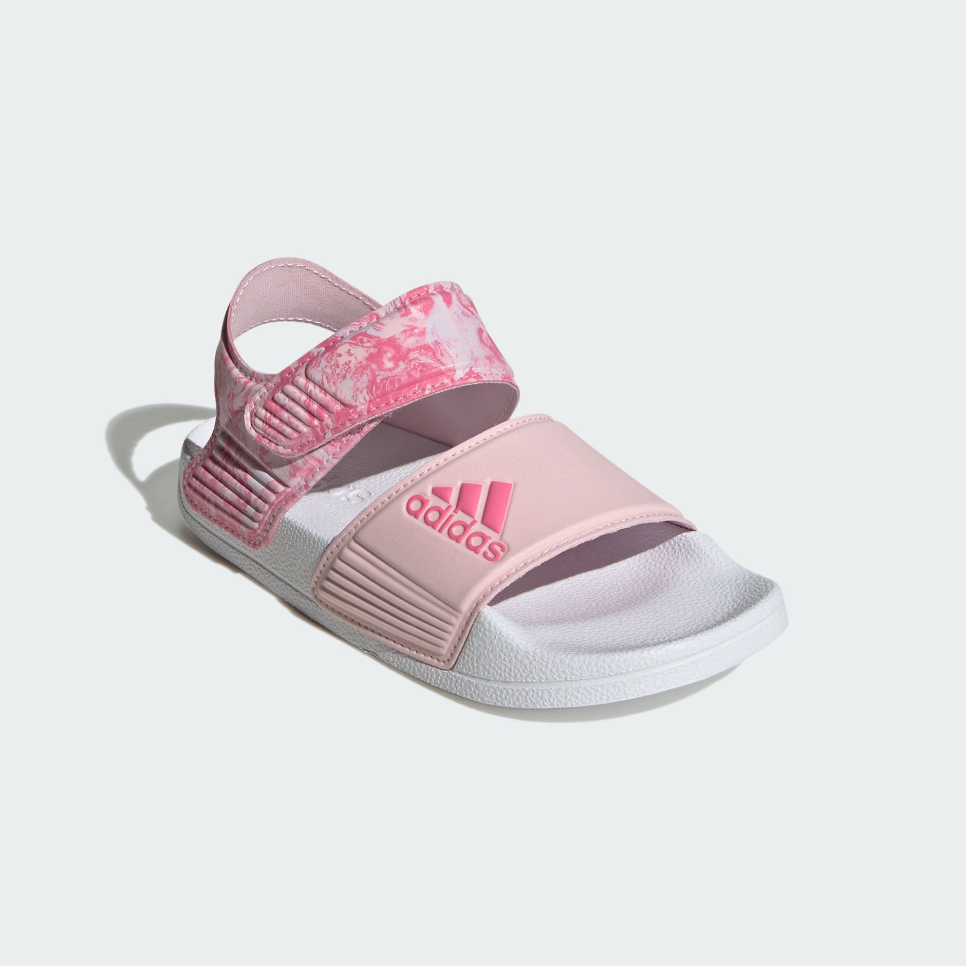 Kids Shoes - Adilette Sandals - Pink | adidas Oman