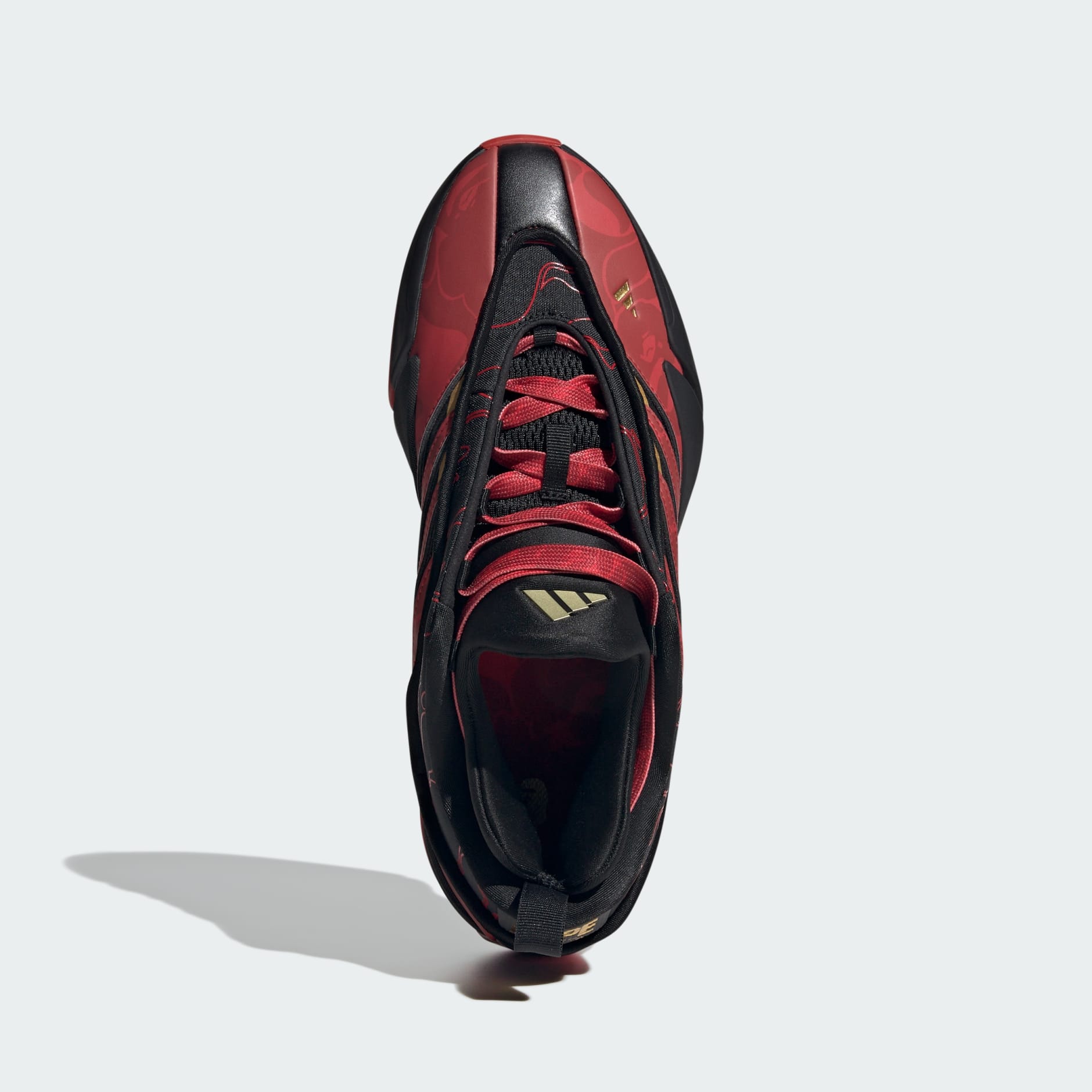 Shoes - BAPE x Dame 9 Shoes - Red | adidas Oman