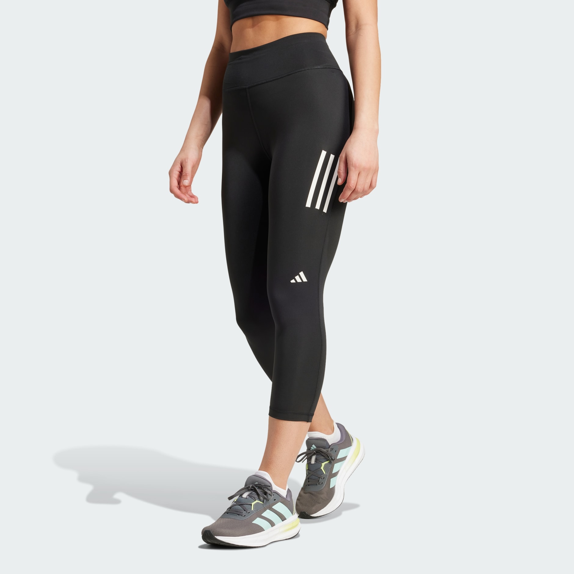 adidas Own the Run 3 4 Leggings Black adidas TZ