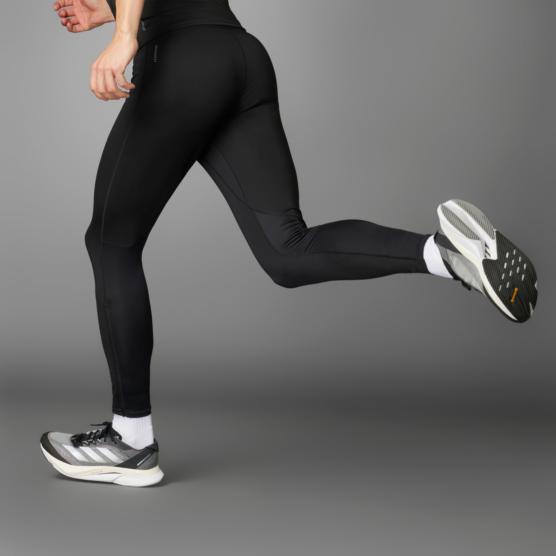 adidas Adizero Essentials Long Running Tights Men - black IN1164