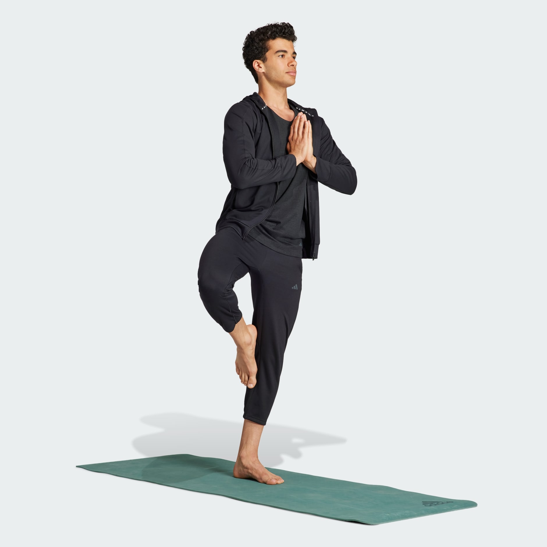 adidas Yoga Training Full-Zip Hoodie - Black | adidas UAE