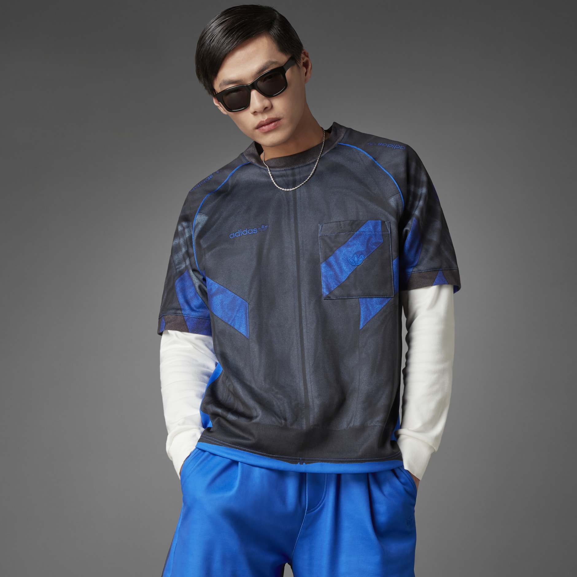 Blue Version Soccer Jersey