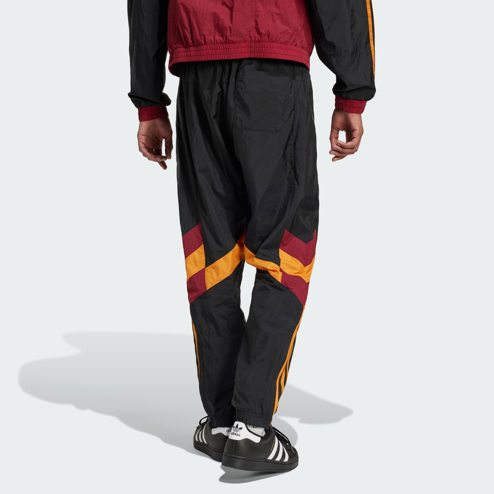 adidas AS Roma Originals Track Pants Black adidas TZ