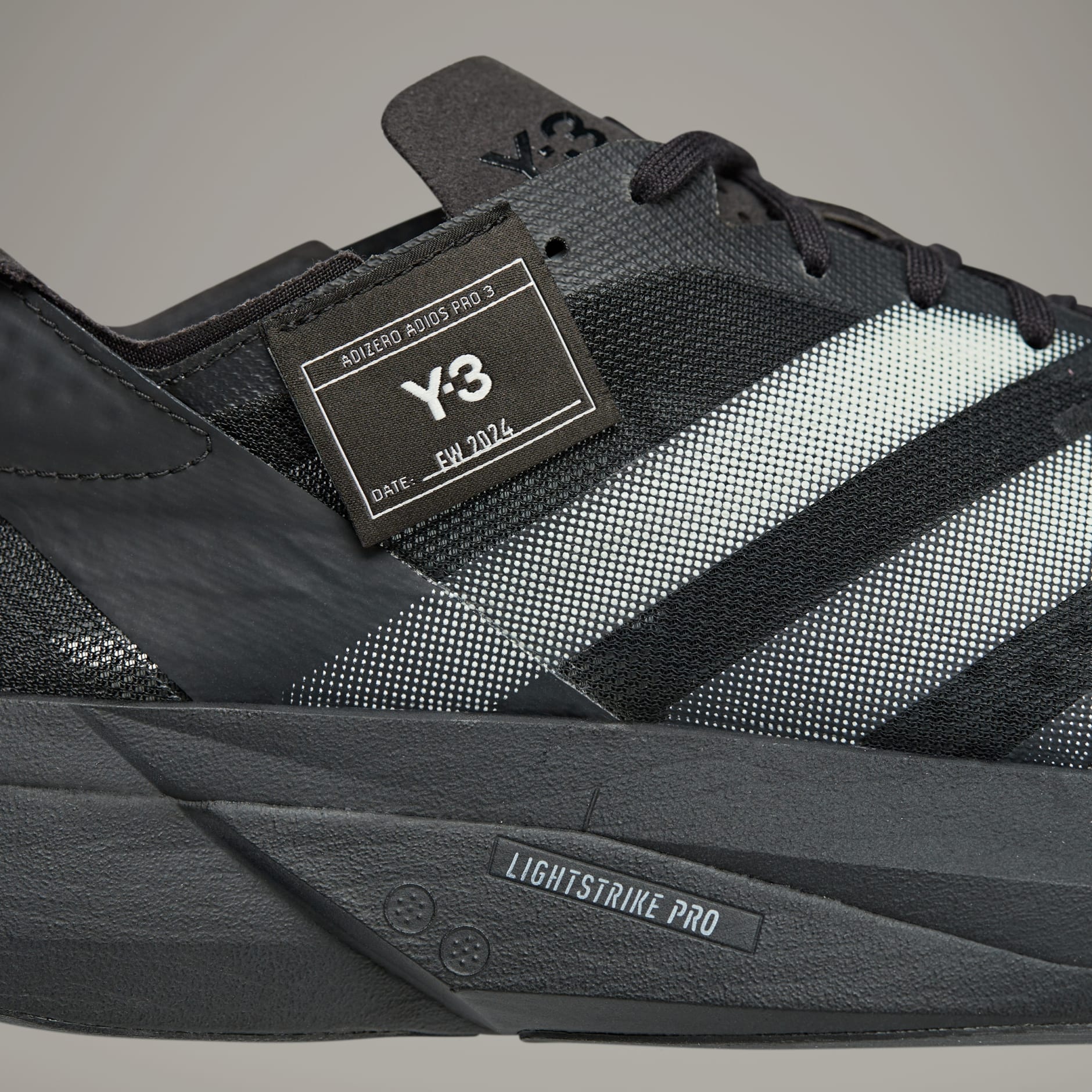 スニーカー Y 3 Men Sneakers IH0865 Black adidas Y-3 Adios Pro 3.0 Core Black Off White Men's - IH0865