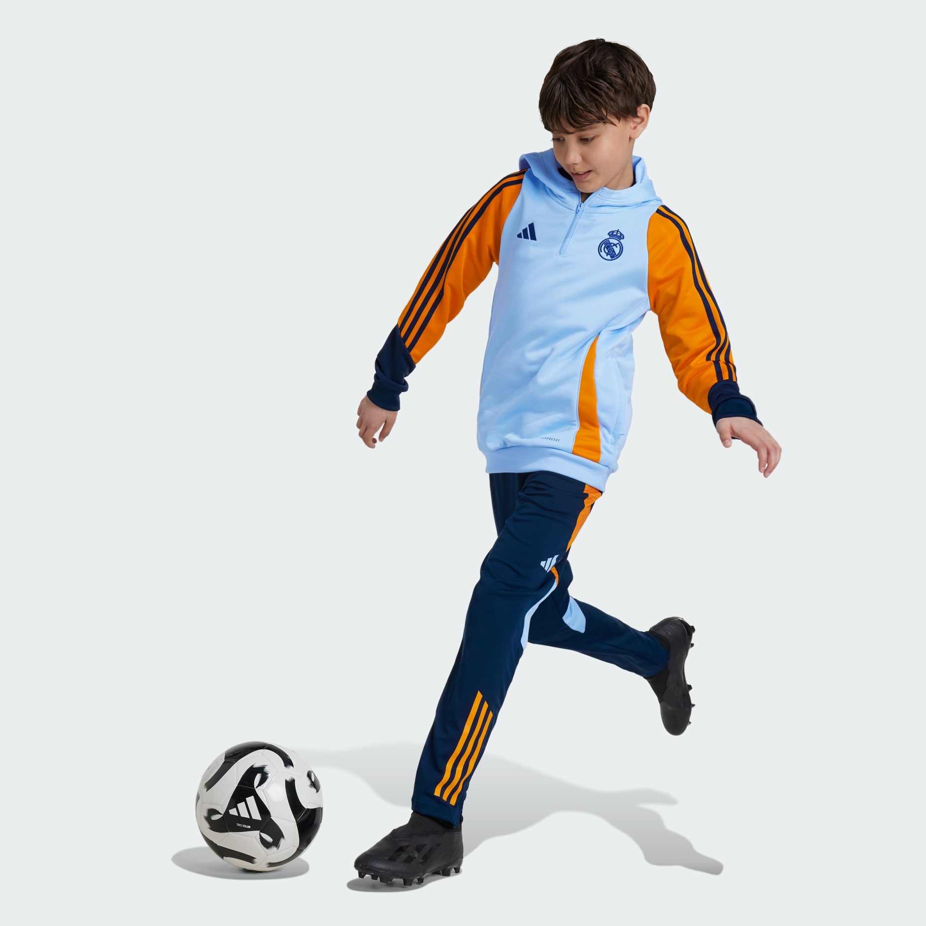 Boys real madrid tracksuit best sale