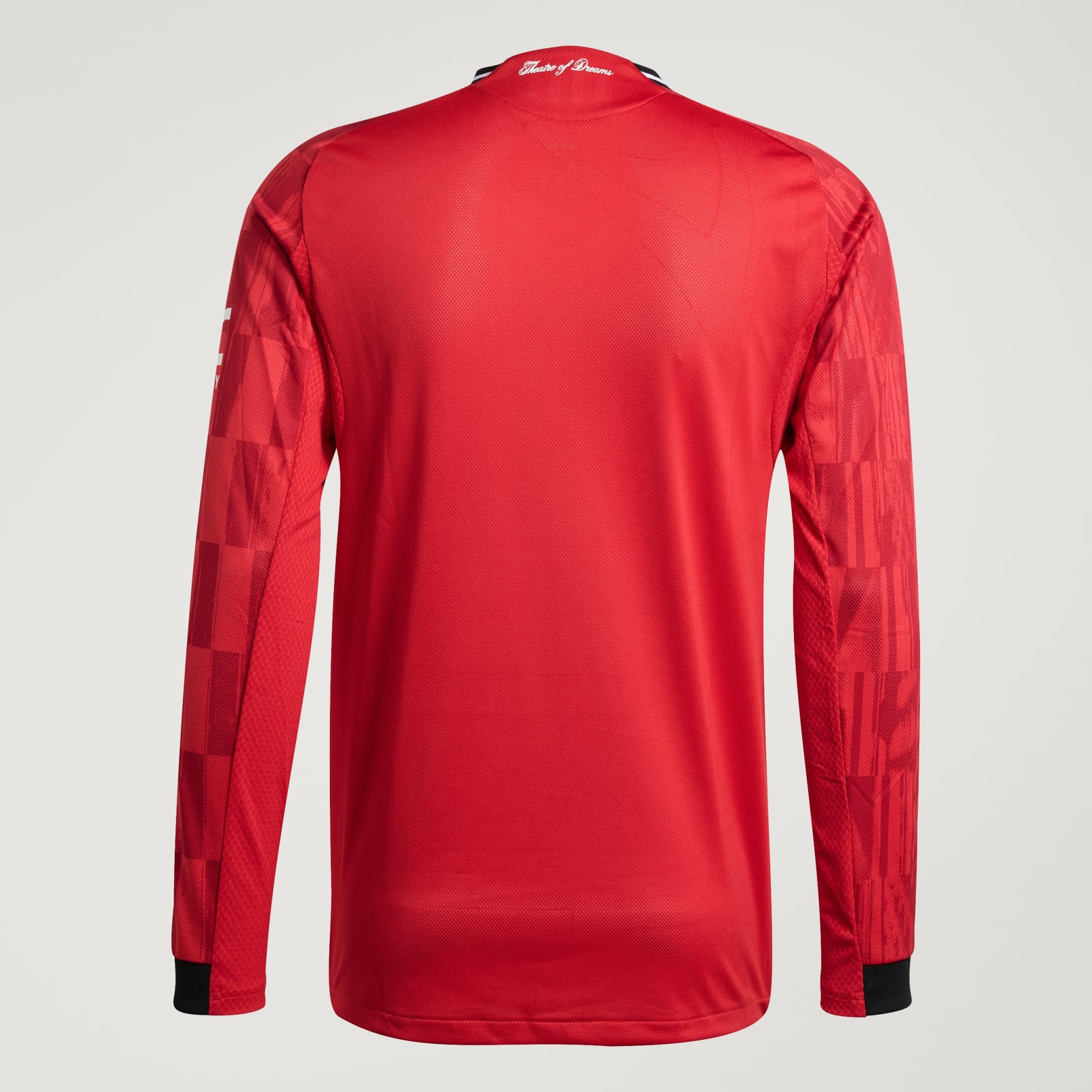 Tricou de acasă cu m&acirc;necă lungă Manchester United 25/26 Authentic