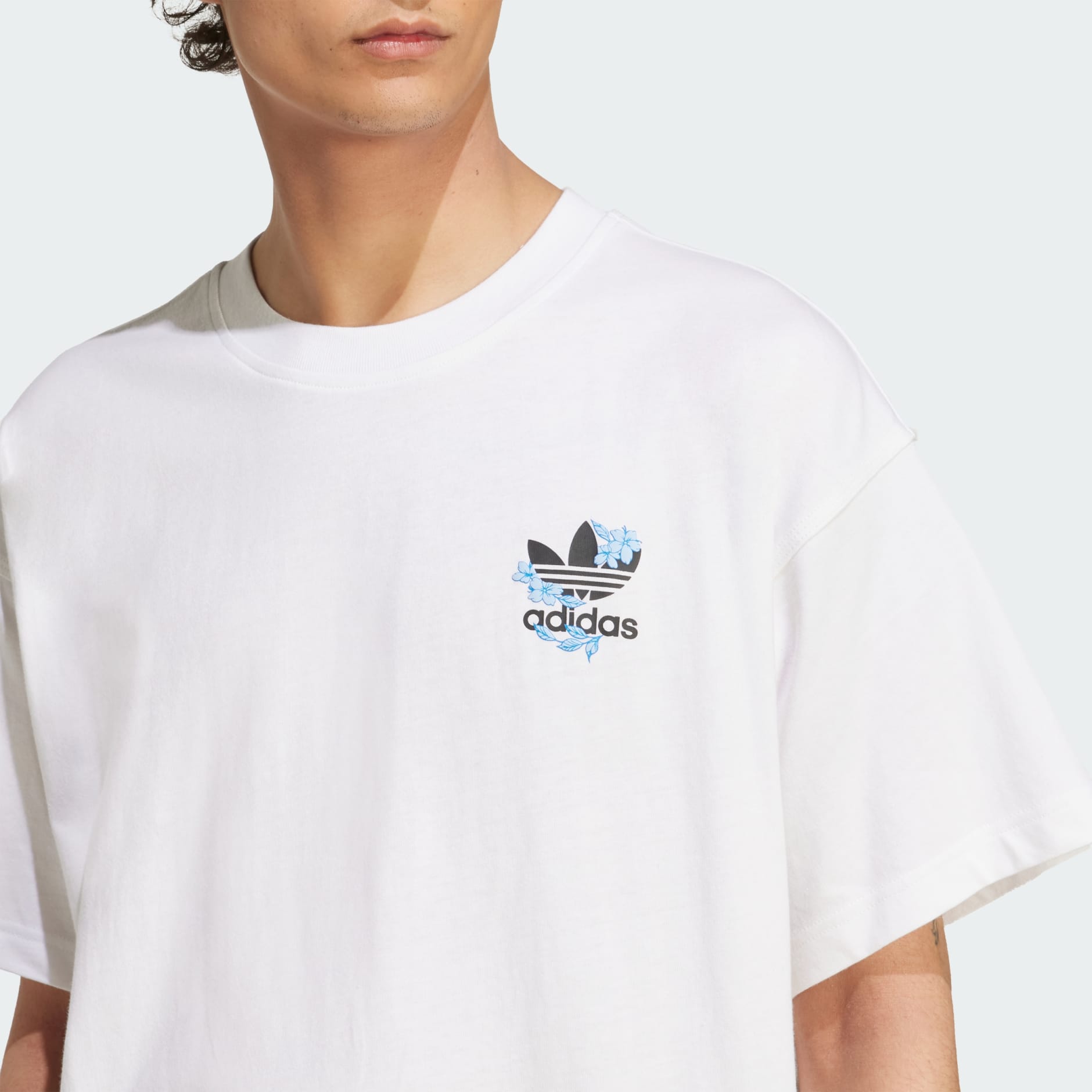 Florals Logo Oversized Tee