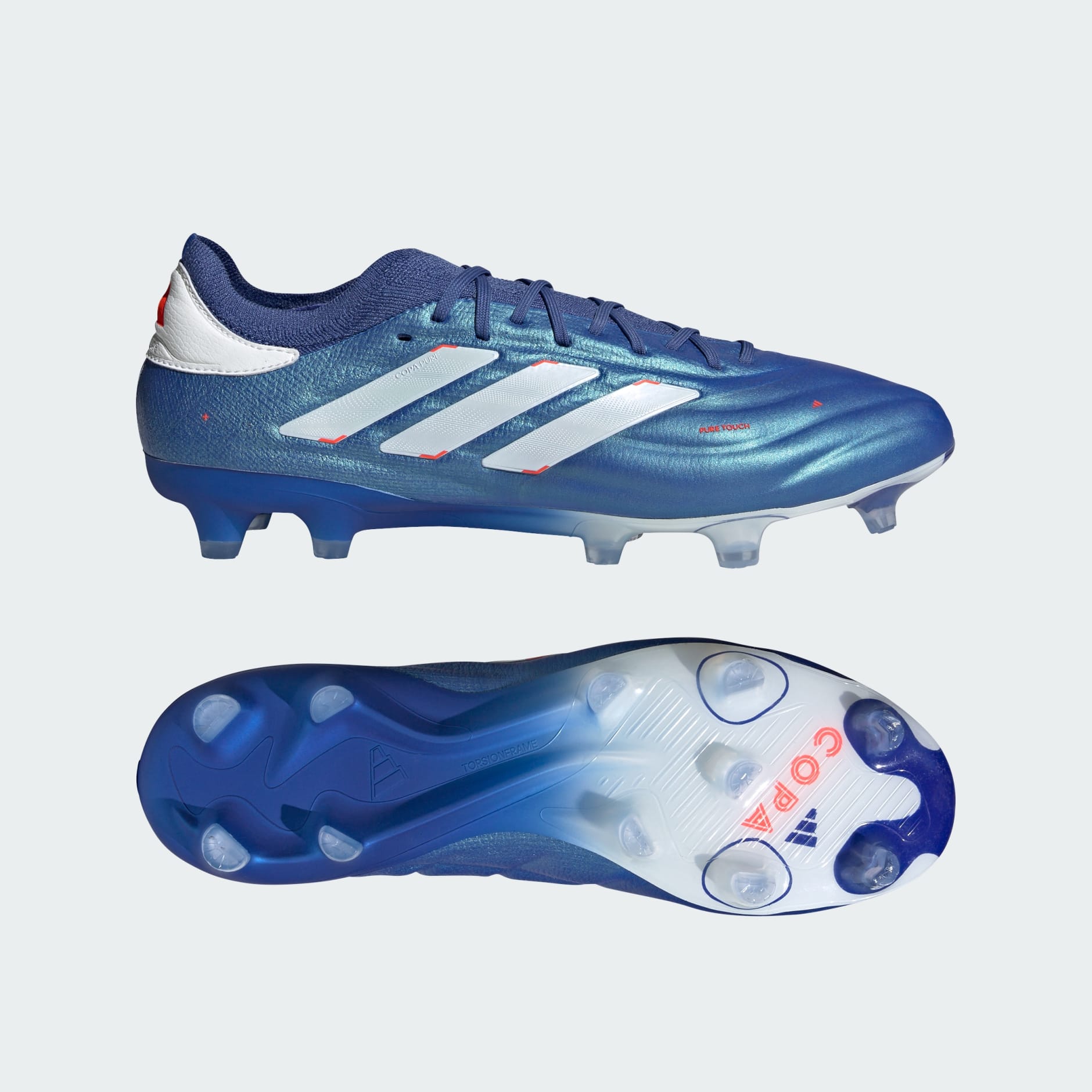 Football Boots - Copa Pure II+ Firm Ground Boots - Blue | adidas Oman