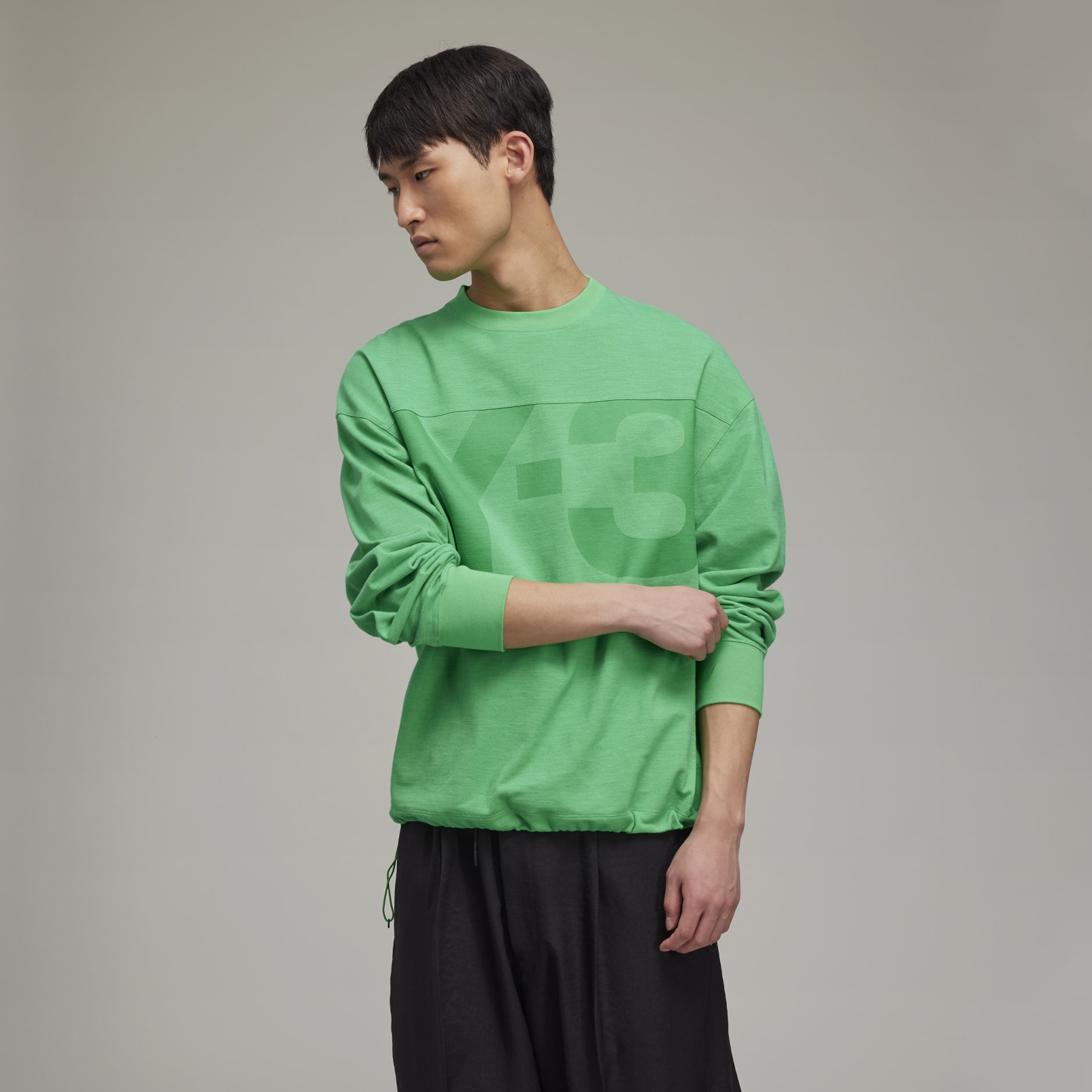 Y-3 Classic Heavy Piqué Crew Sweatshirt