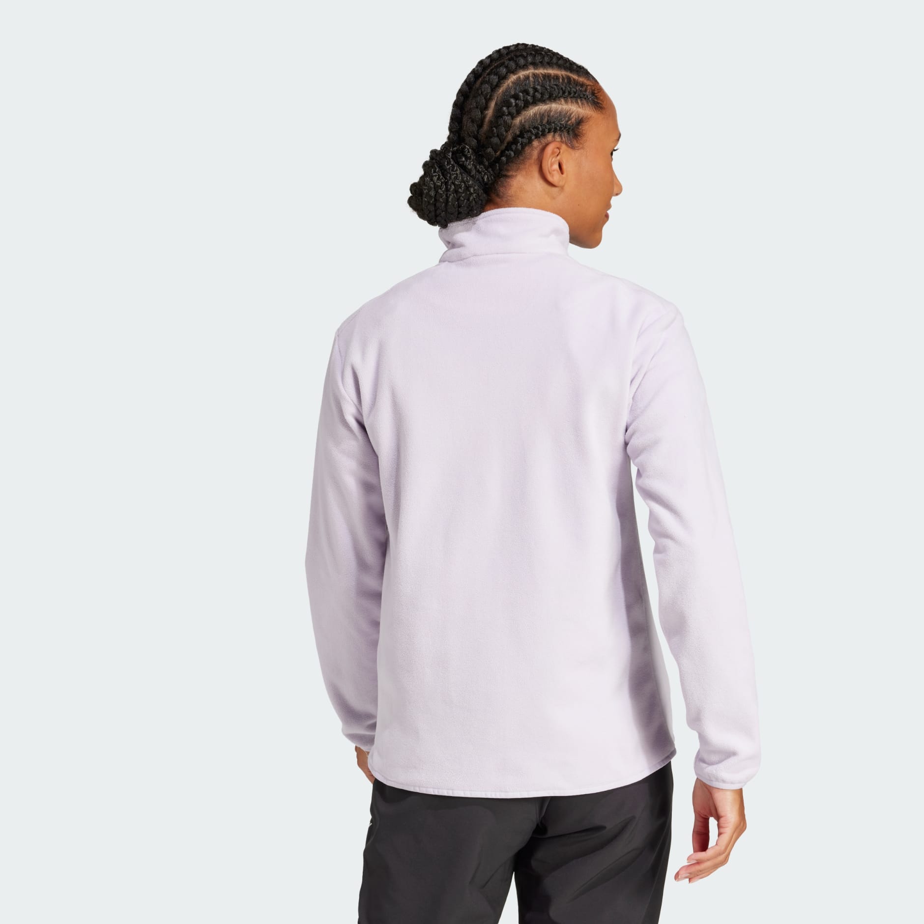 Clothing - Multi Essentials 1/2 Zip Fleece Jacket - Purple