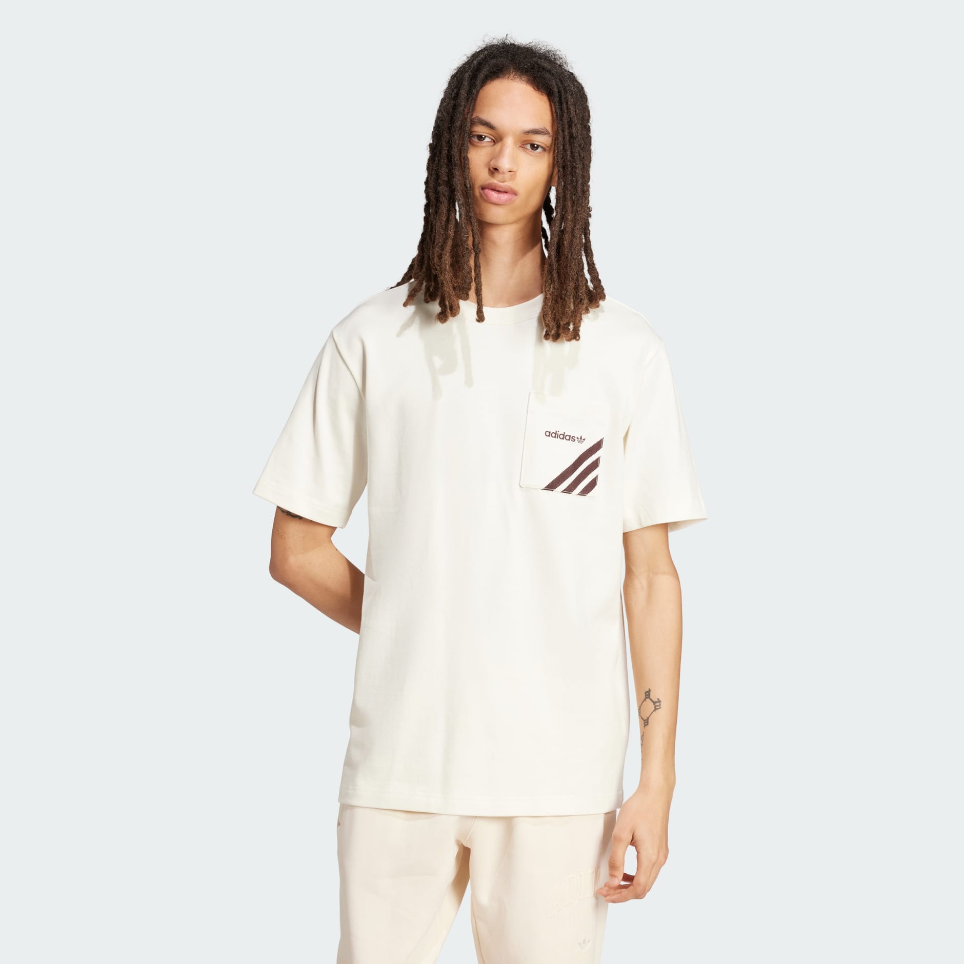 ★ adidas★ pocket tee white IW3250 Adidas Pocket T-Shirt Cloud White | END. (US)