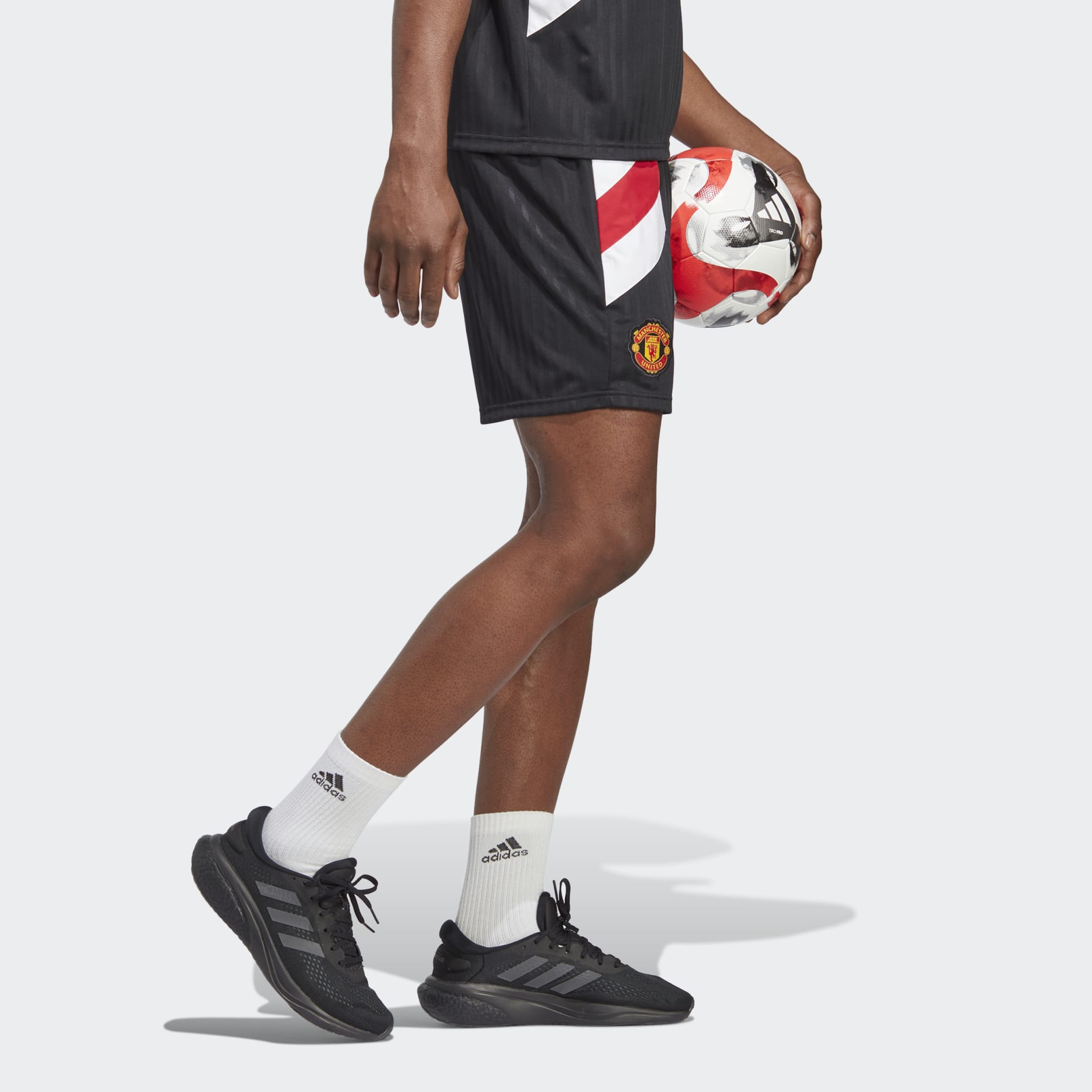 adidas Manchester United Icon Shorts - Black | adidas UAE