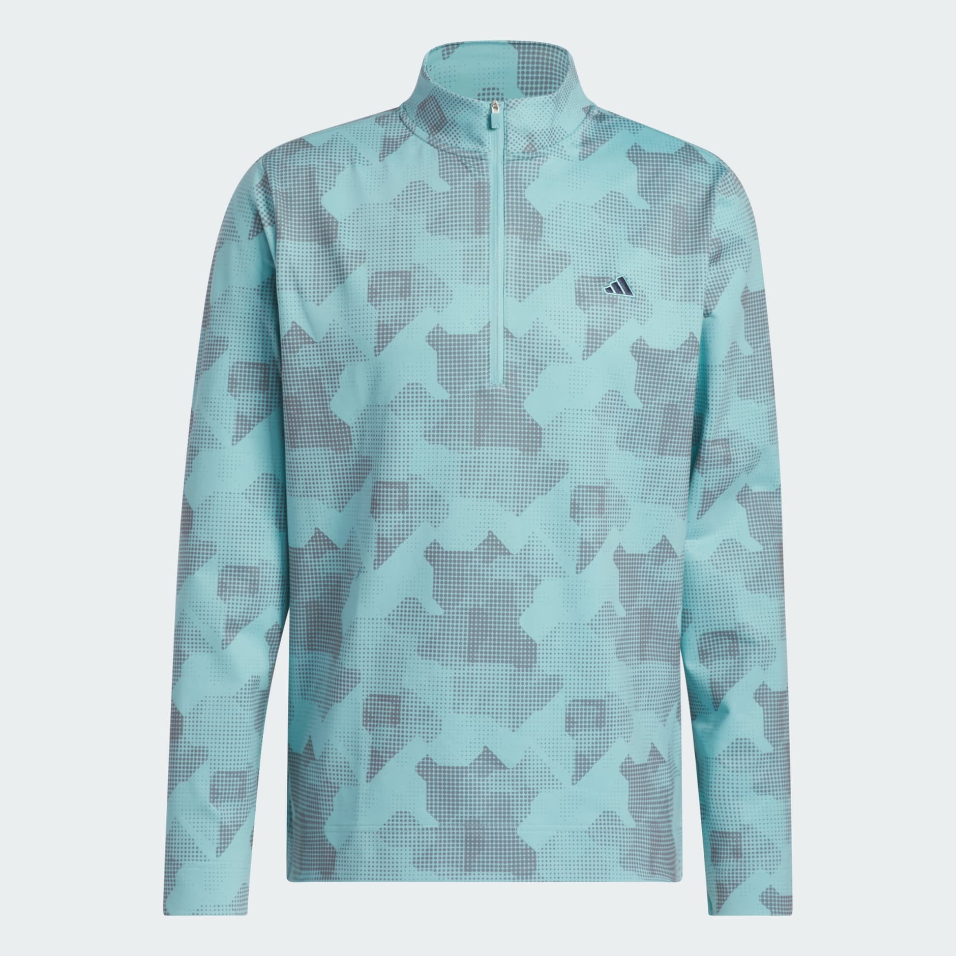 Bluză Go-To cu imprimeu și fermoar 1/4