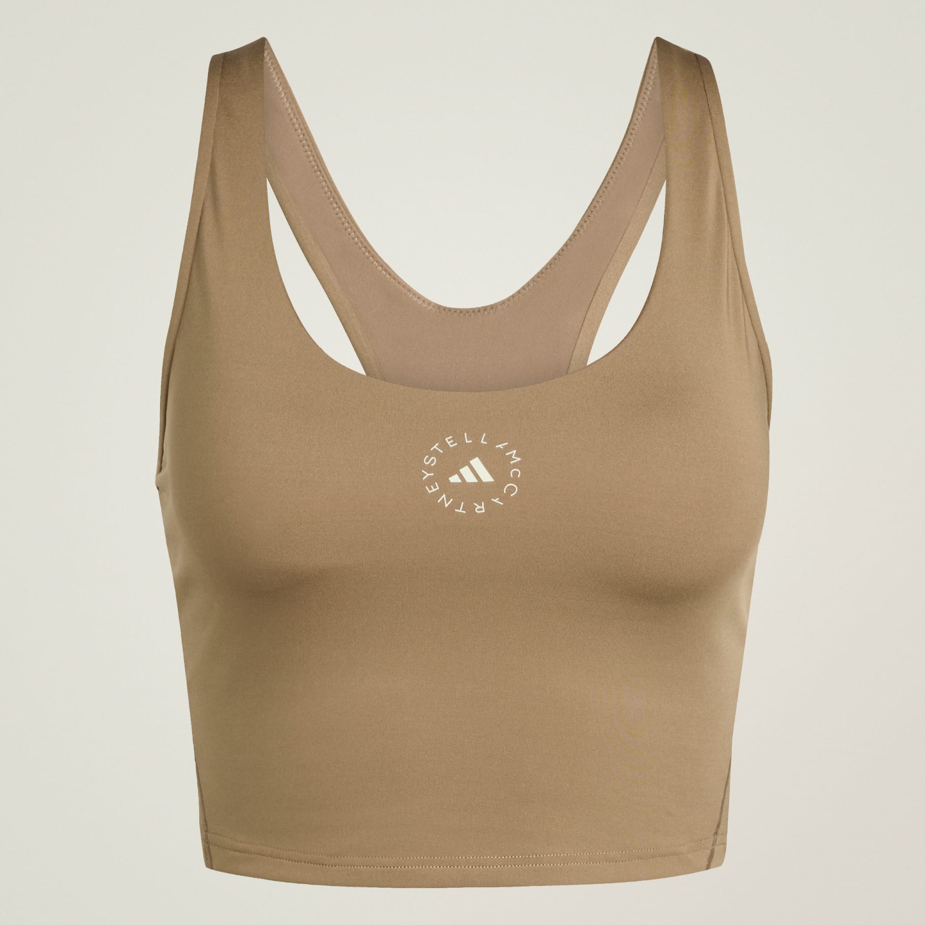 تيشيرت يوغا قصيرة من أديداس من Stella McCartney Yoga