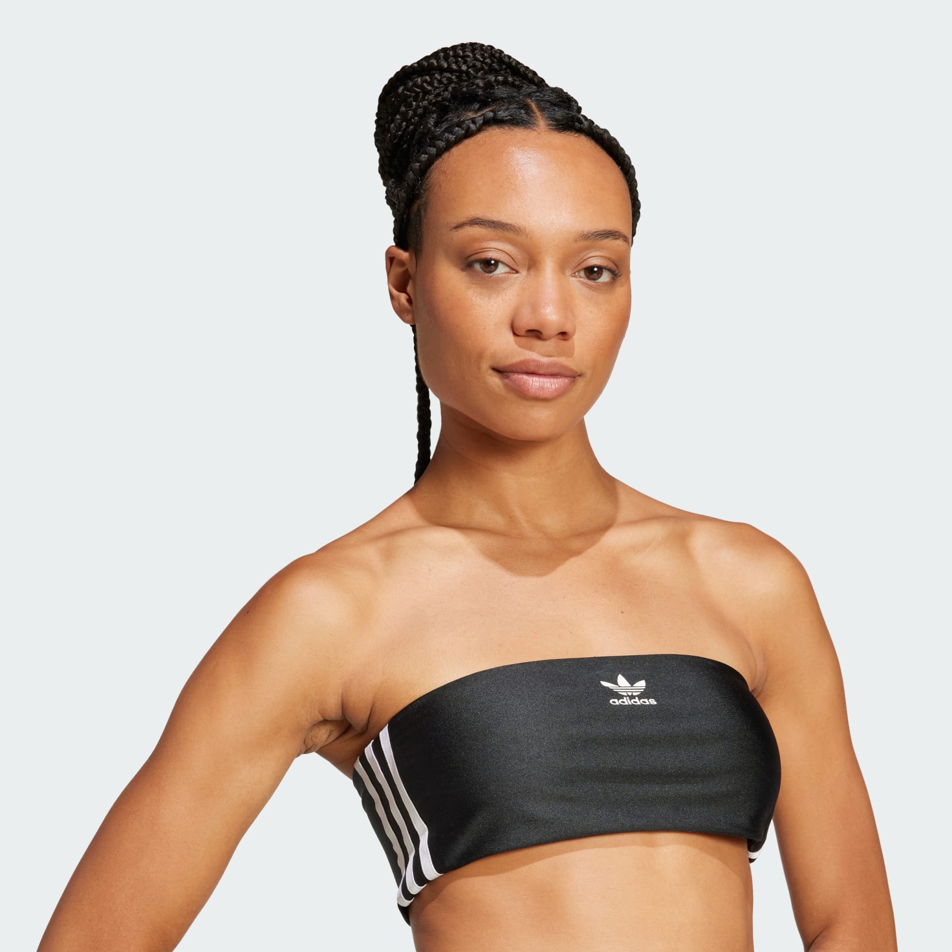 adidas 3 Stripes Tube Top Black adidas TZ