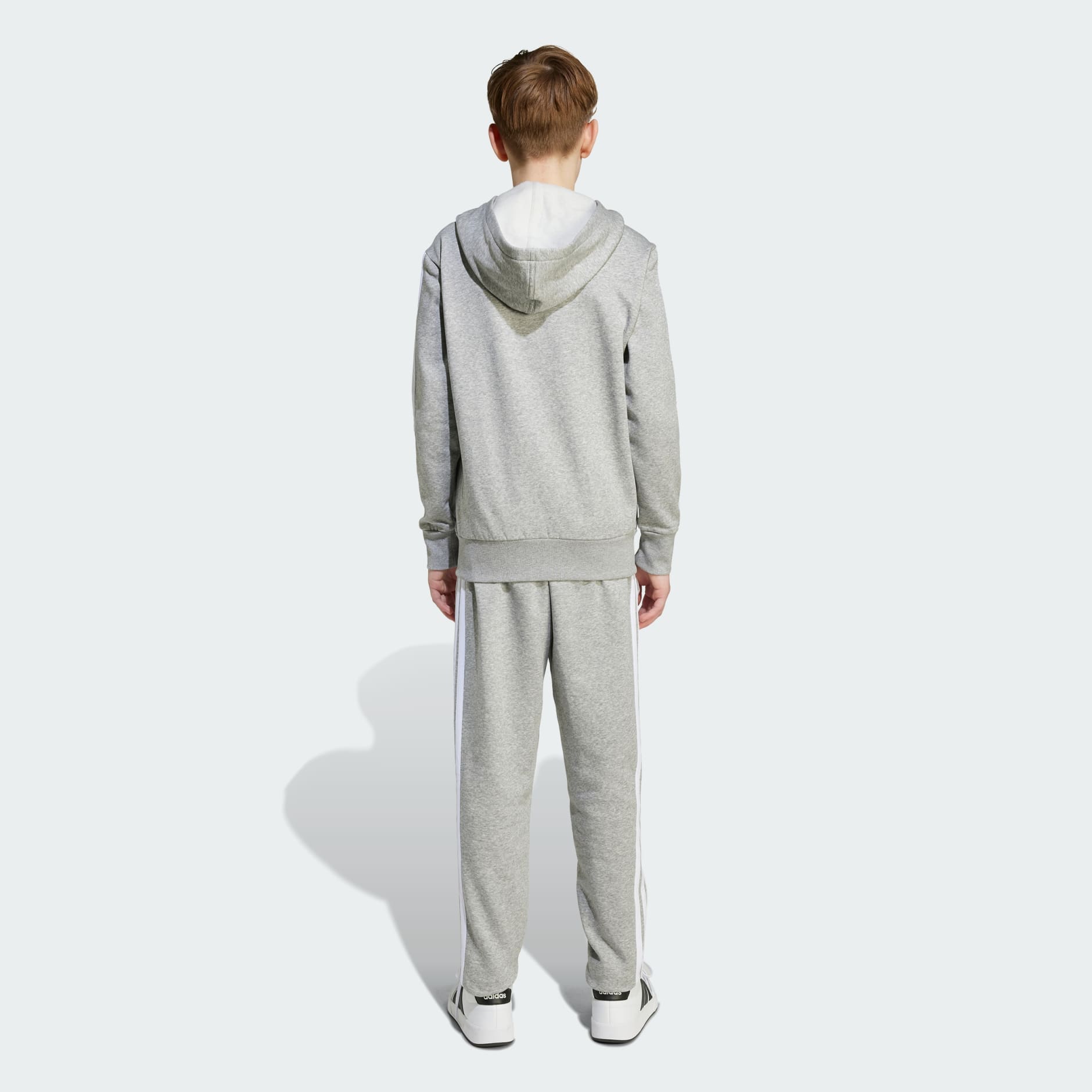 Costum de trening Seasonal Essentials Tiberio din l&acirc;nă fleece, cu 3 dungi, pentru copii