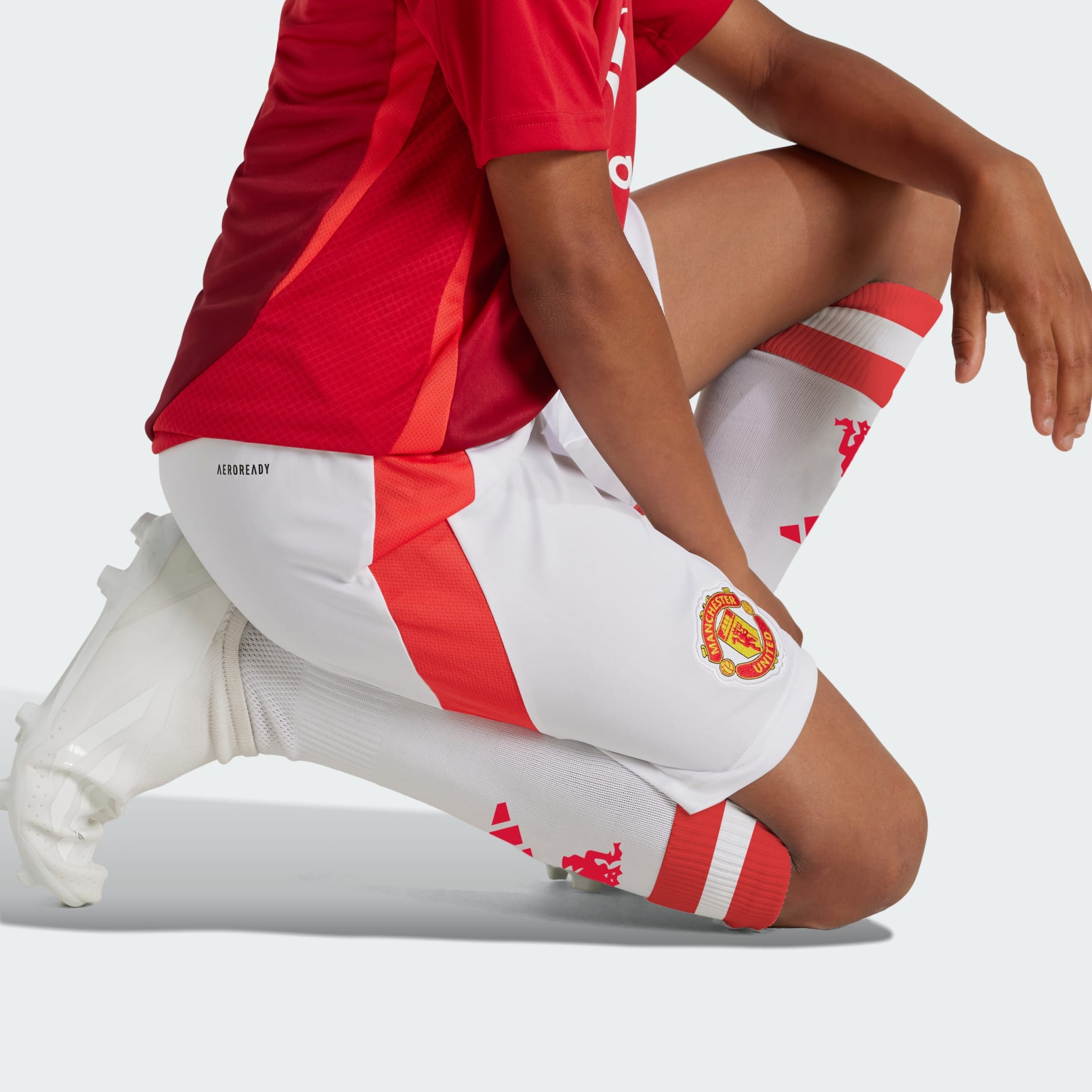 Manchester United 24/25 Home Shorts Kids