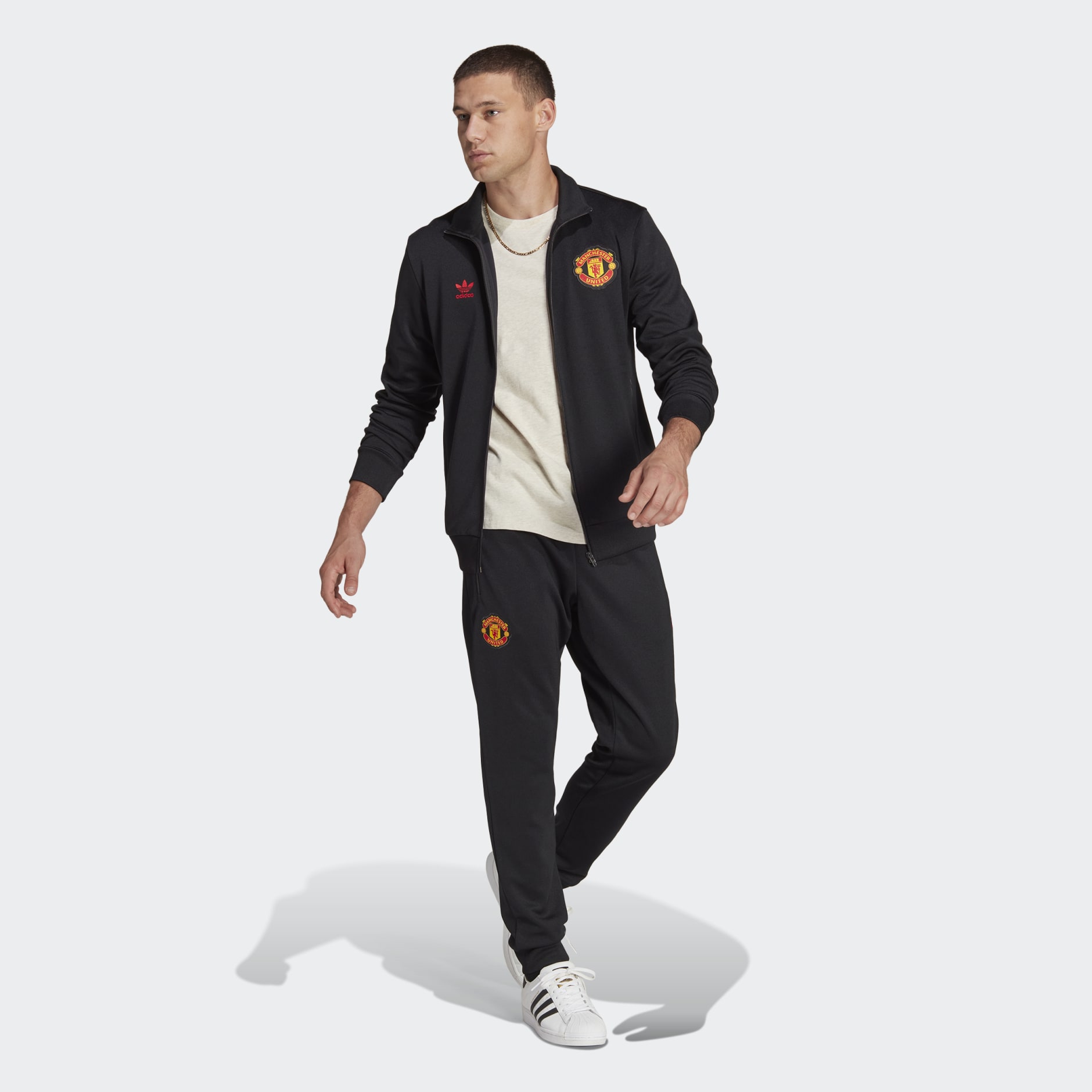 Manchester United Essentials Trefoil Track Pants