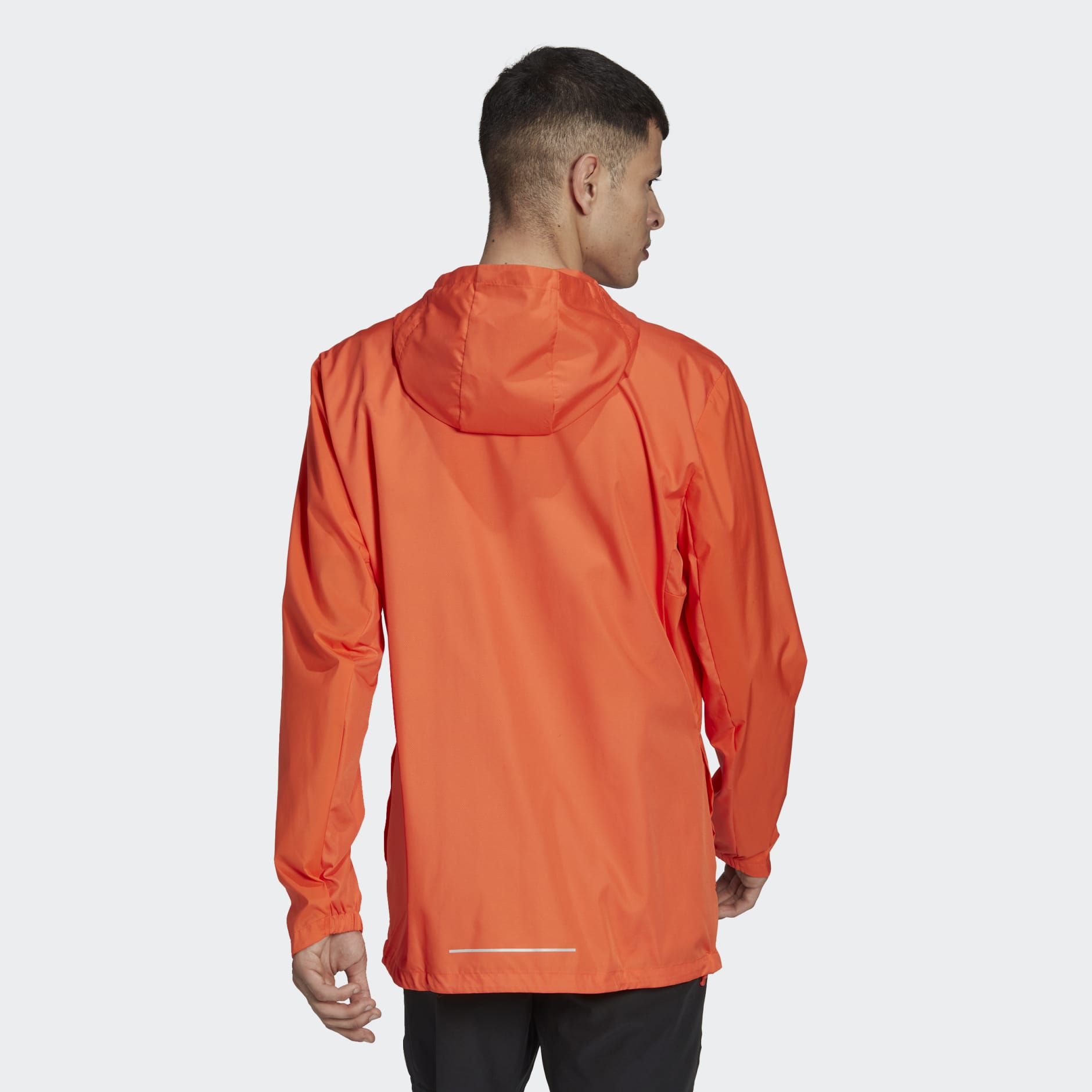 Clothing - Own the Run Jacket - Orange | adidas South Africa