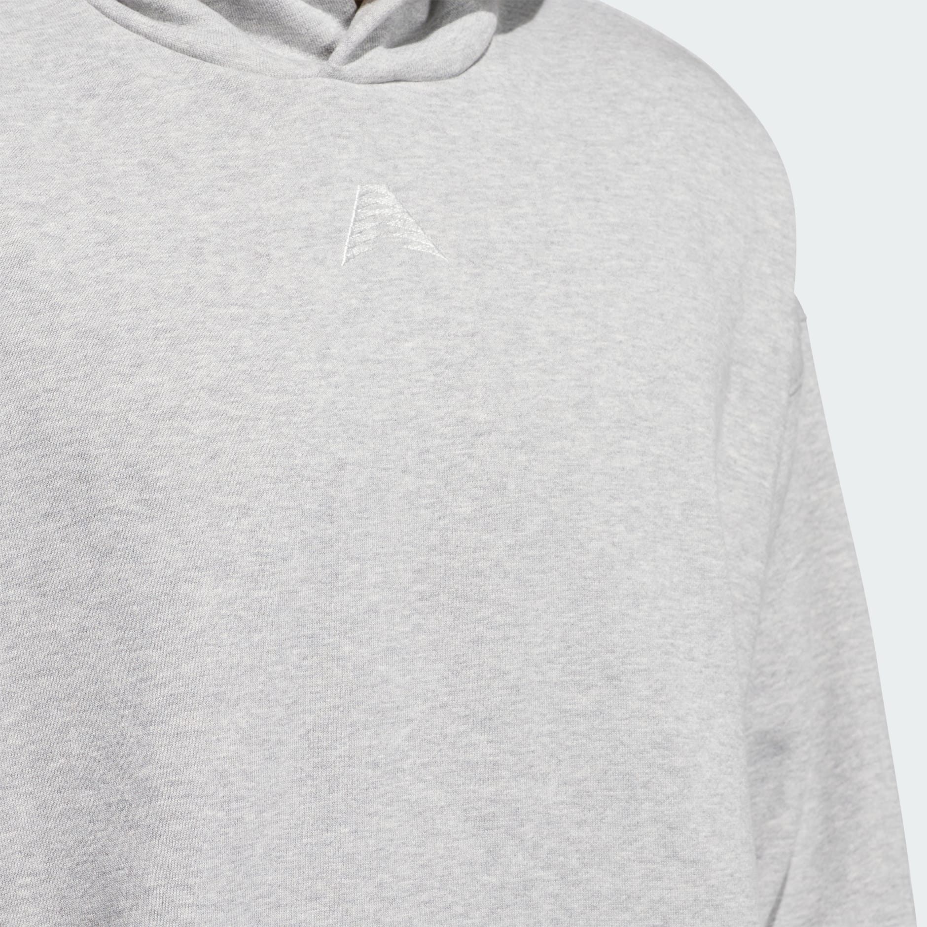 Anthony Edwards Seasonal Graphic Hoodie - Grey | adidas Hong
