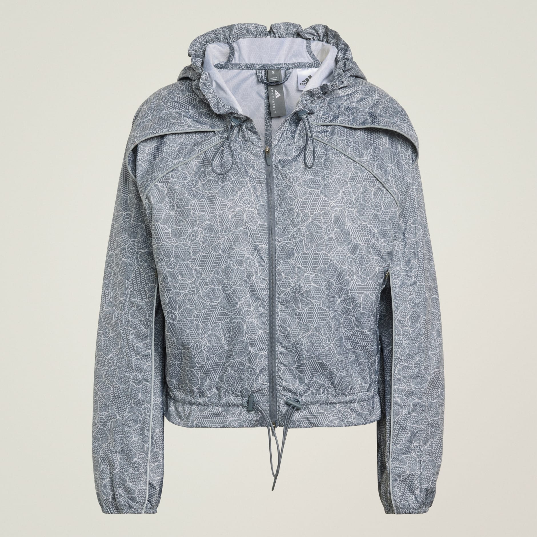 Jachetă de alergare adidas by Stella McCartney cu imprimeu