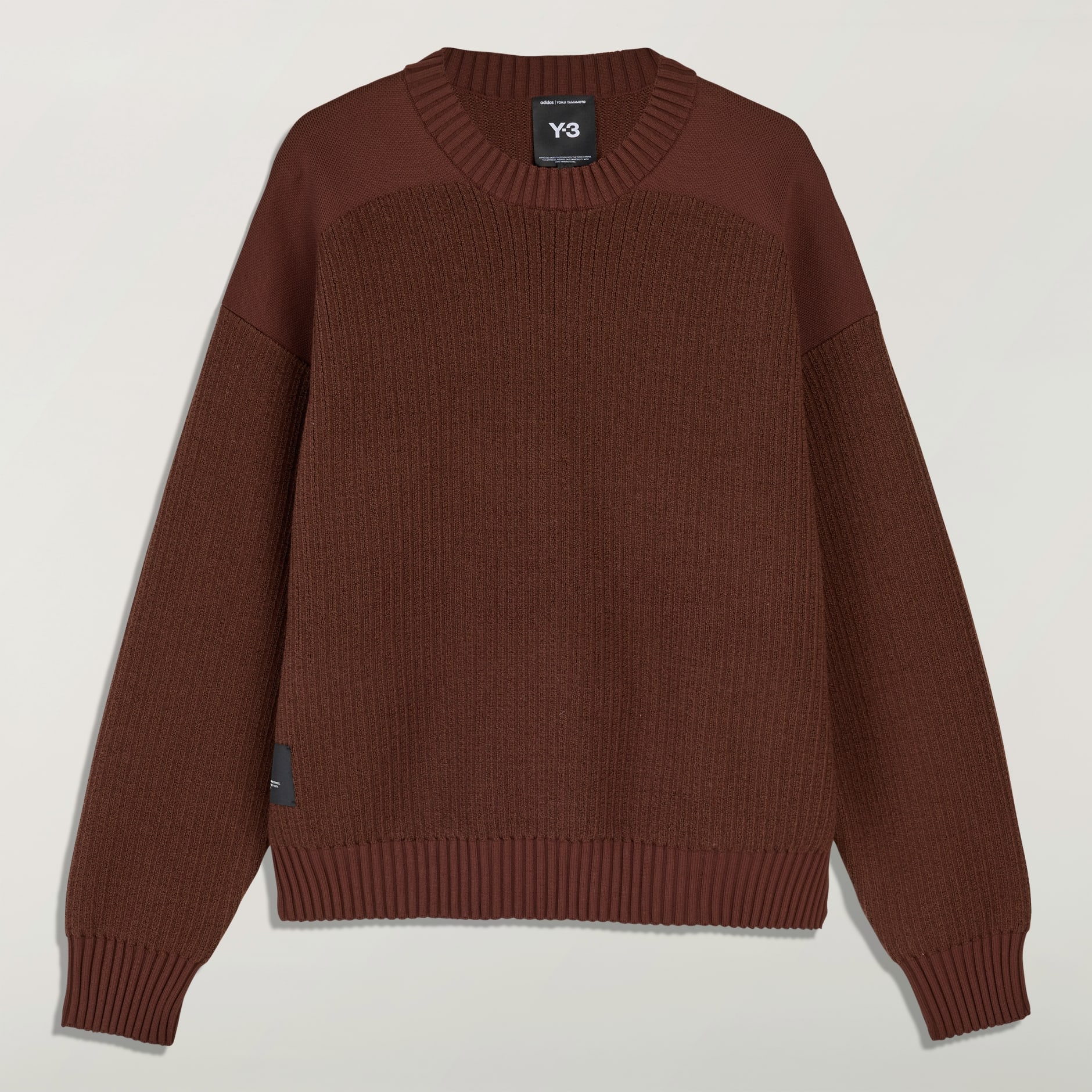 Bluză sport Y-3 UT din tricot, cu guler rotund