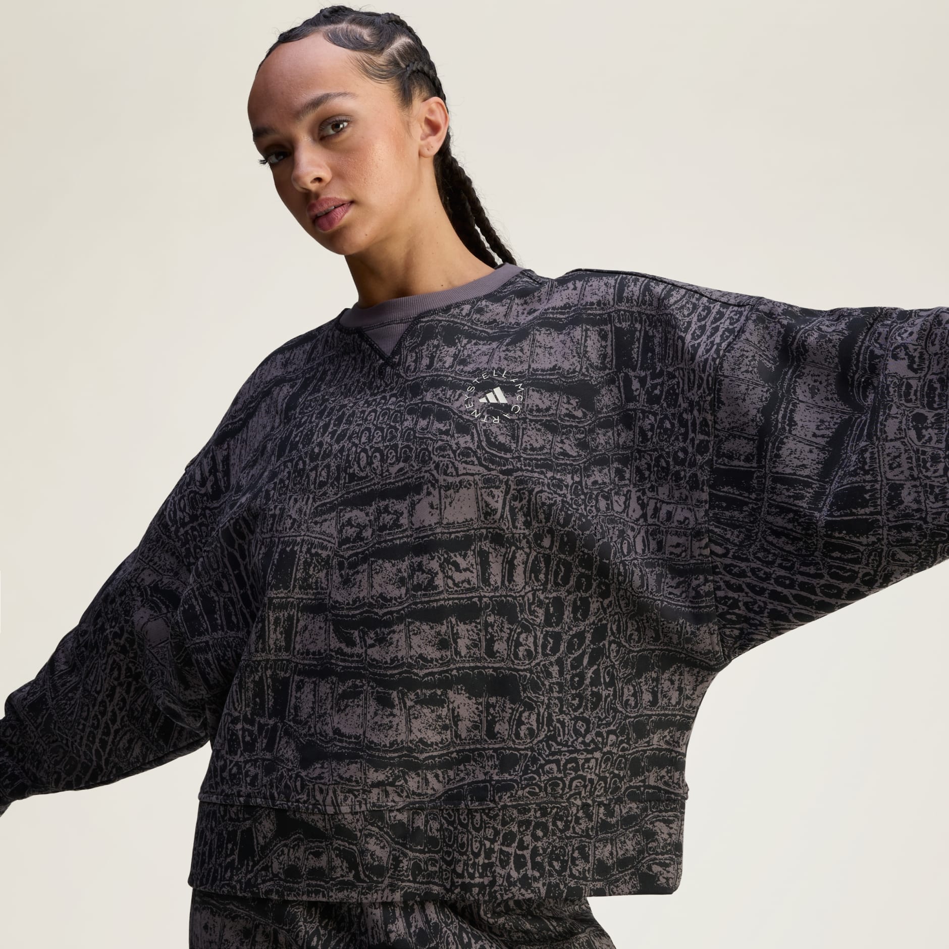 adidas By Stella McCartney Loose Sweatshirt Printed