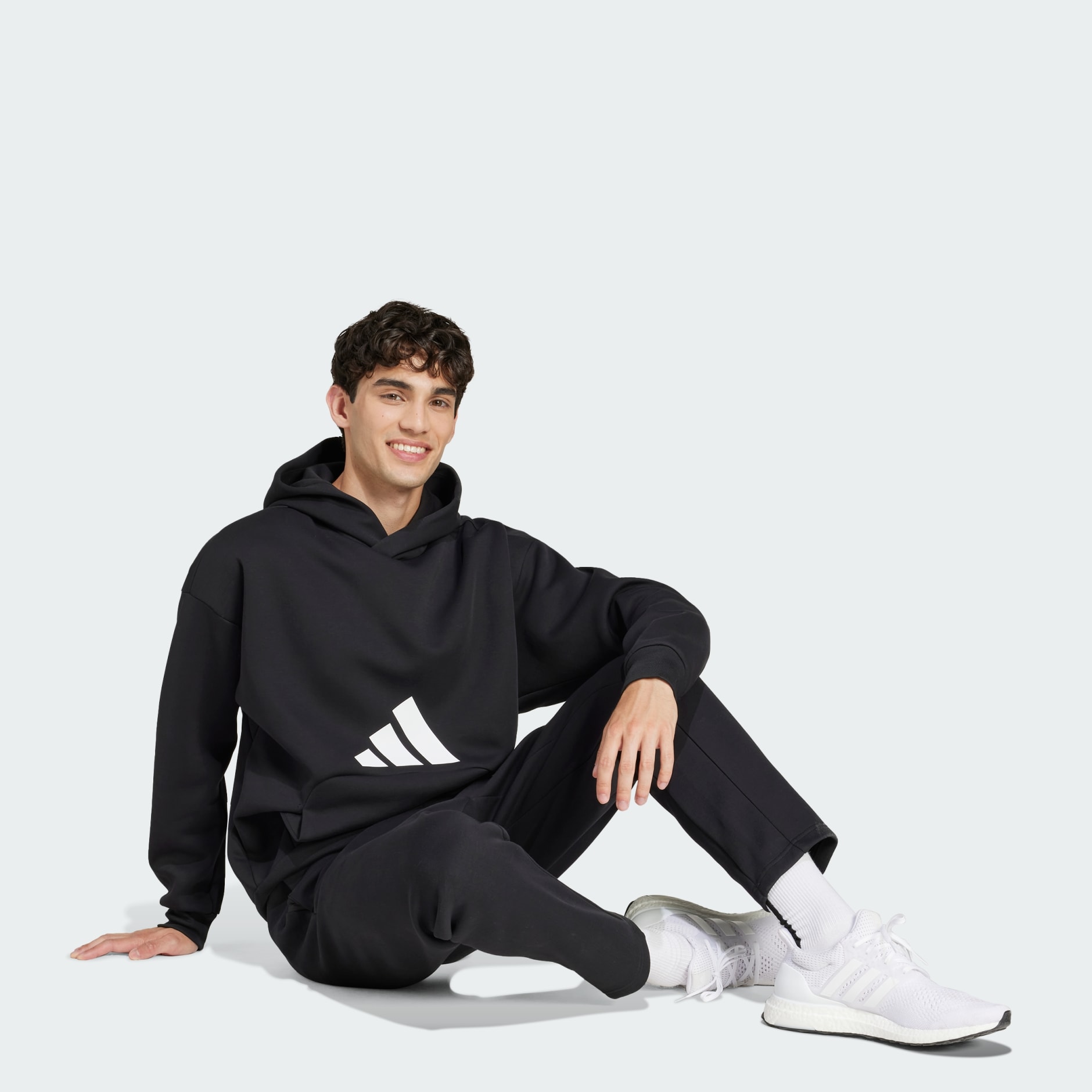 Future Icons 3 Bar Logo Hoodie