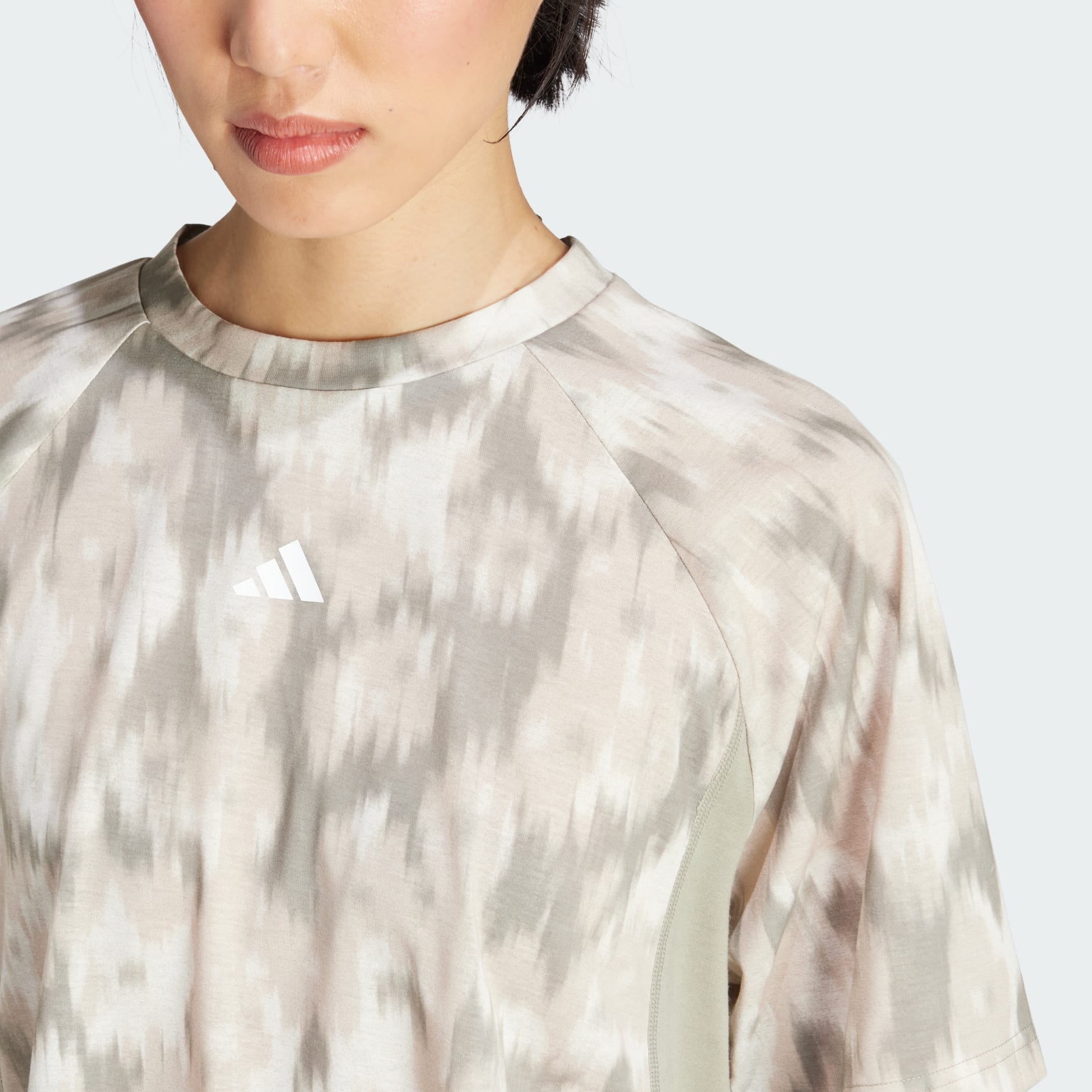 T-shirt imprim&eacute; floral int&eacute;gral tie and dye Train Essentials