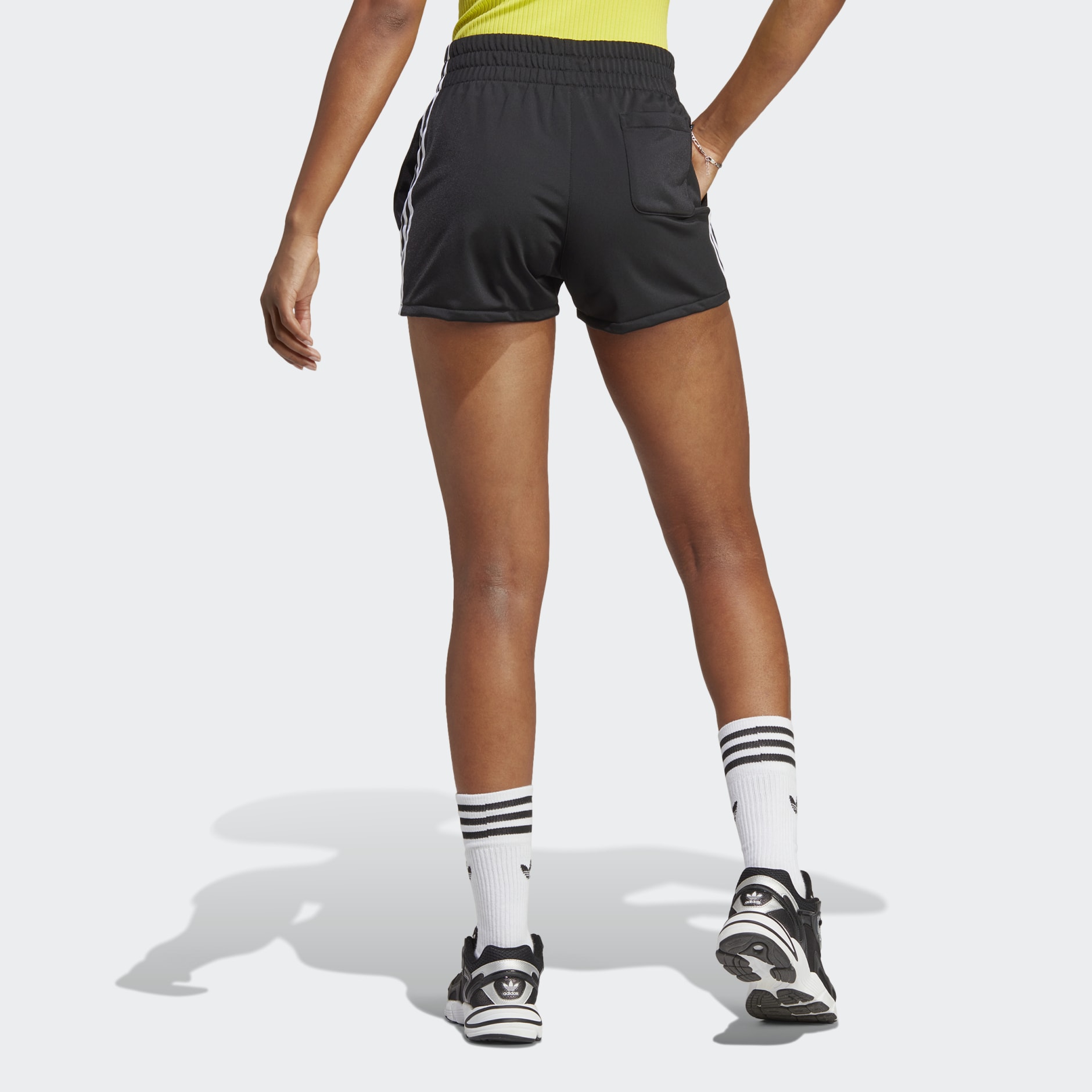 Clothing - Adicolor 3-Stripes Shorts - Black | adidas Israel
