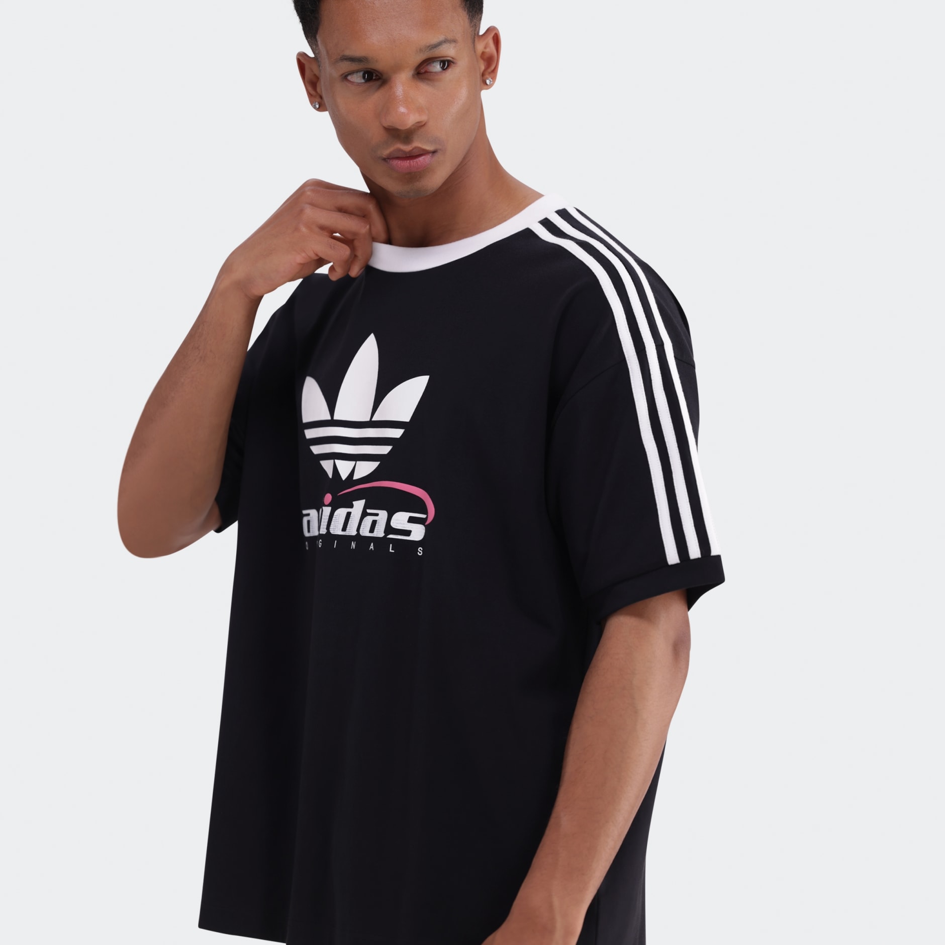 Trefoil Logo Play Football Graphic Short Sleeve T-Shirt