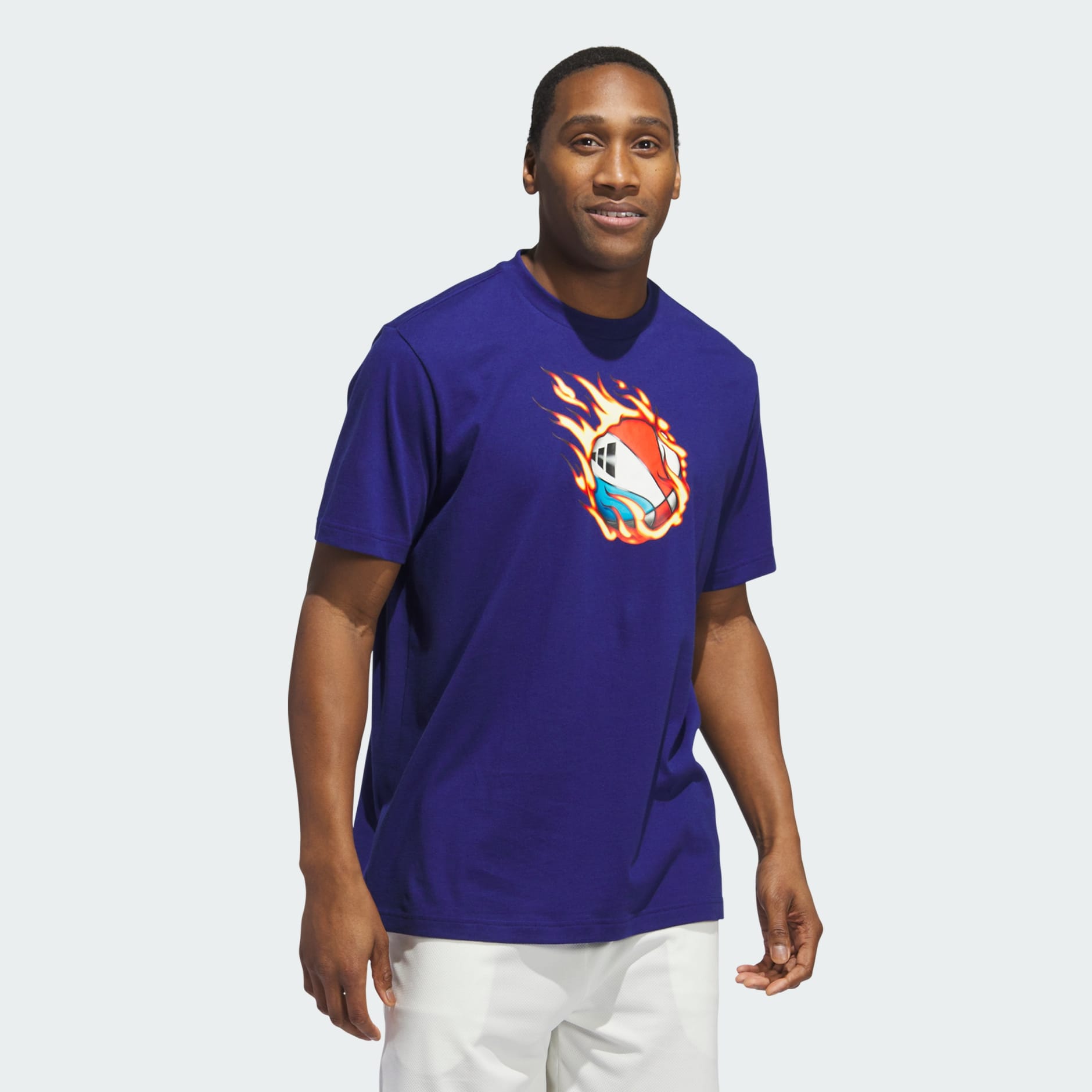On Fire Basketball Graphic Tee