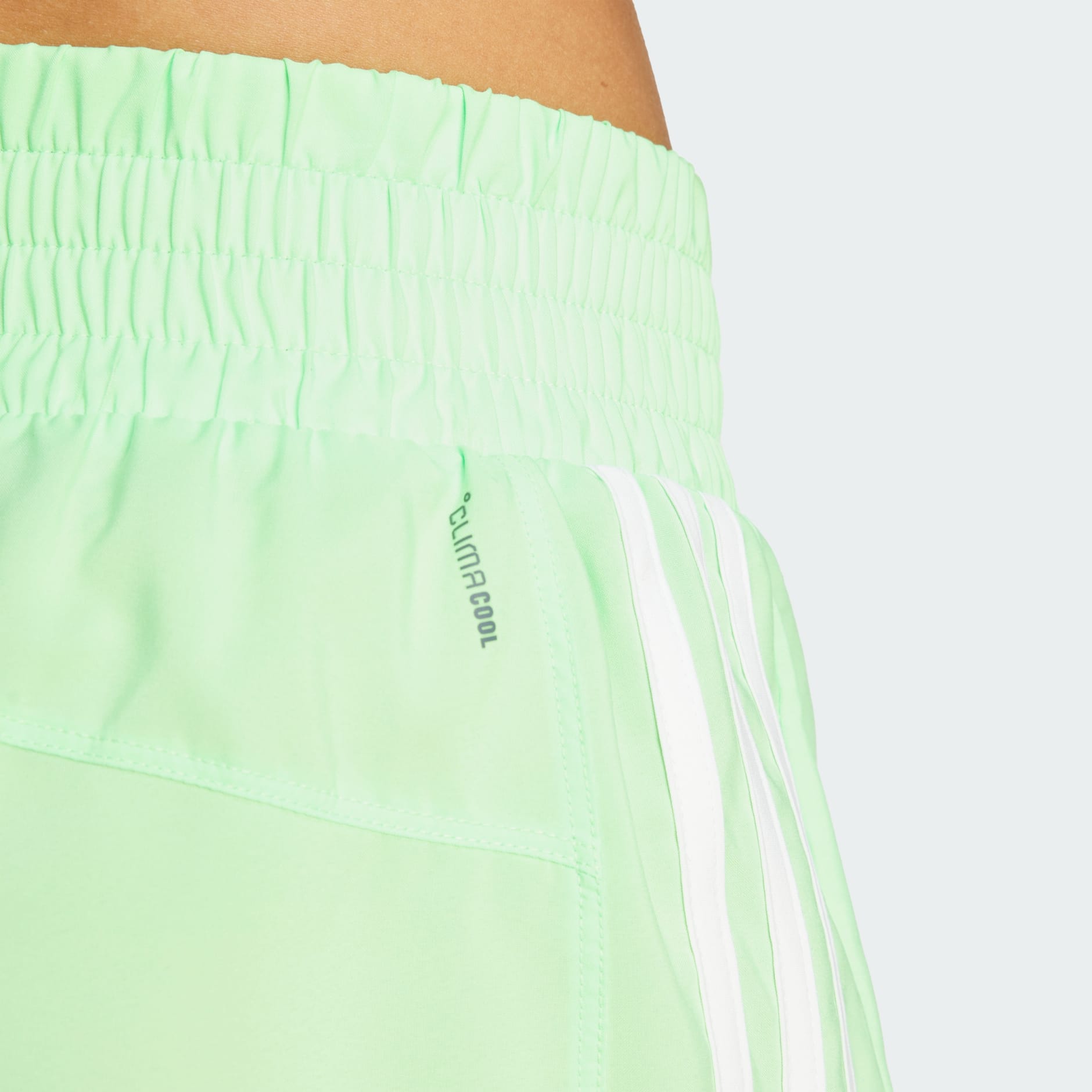 Kratke hlače Pacer Training 3-Stripes Woven High-Rise