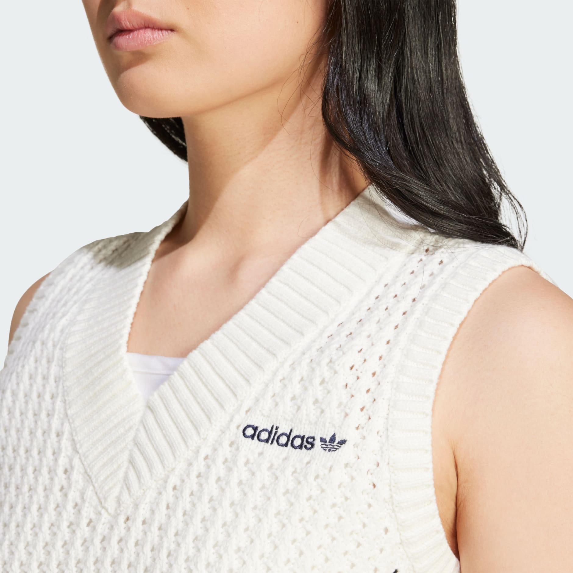 adidas Knit Vest - White | adidas KE