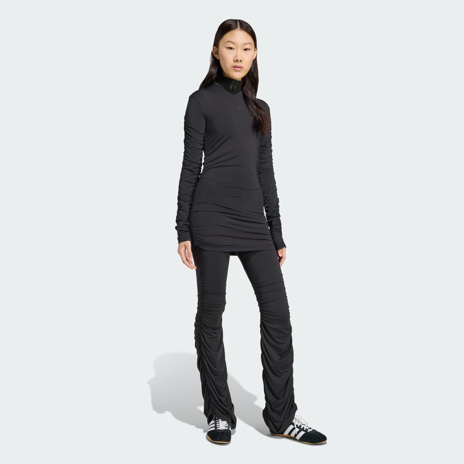 Ruched Long Sleeve Top