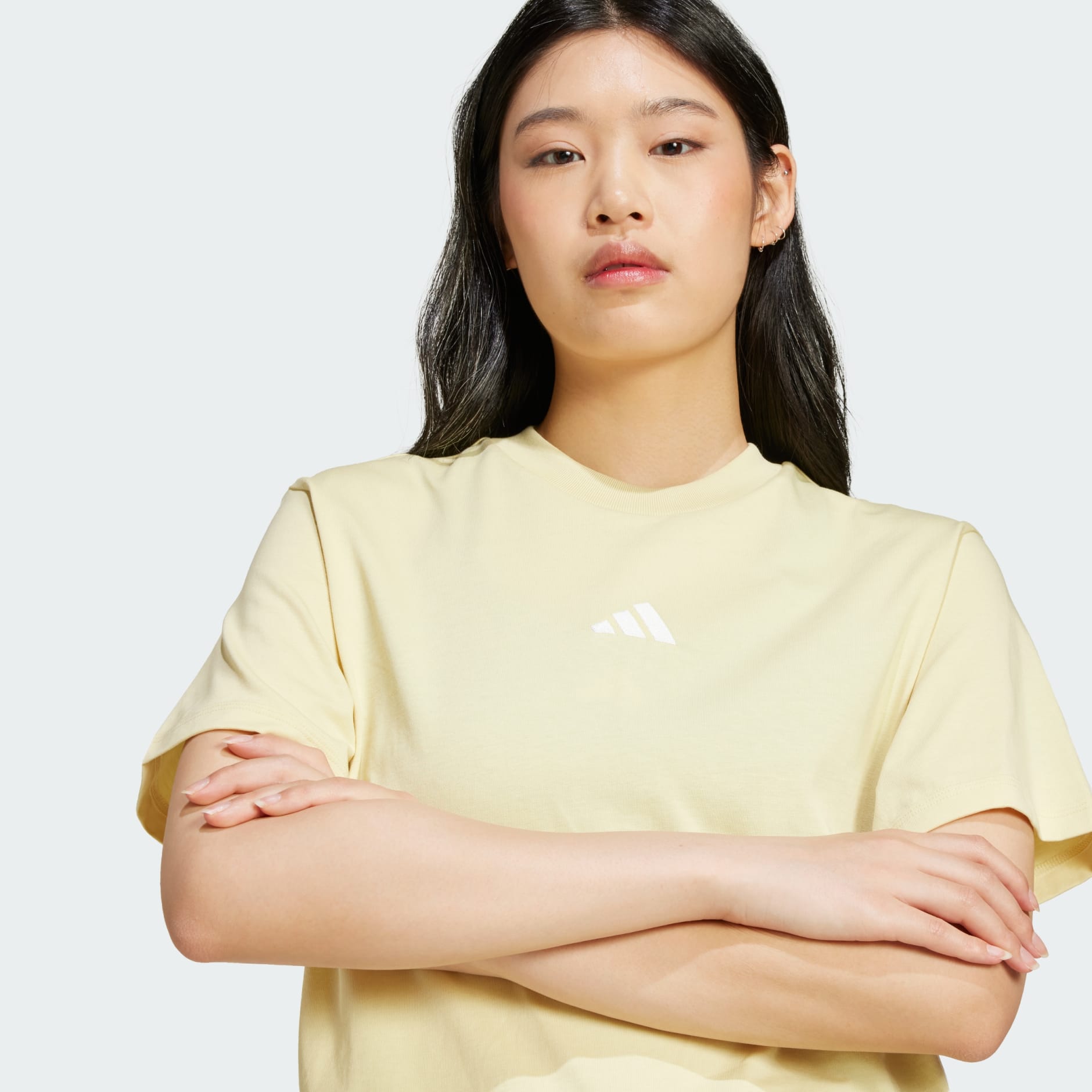 Essentials 3-Stripes Cotton Tee