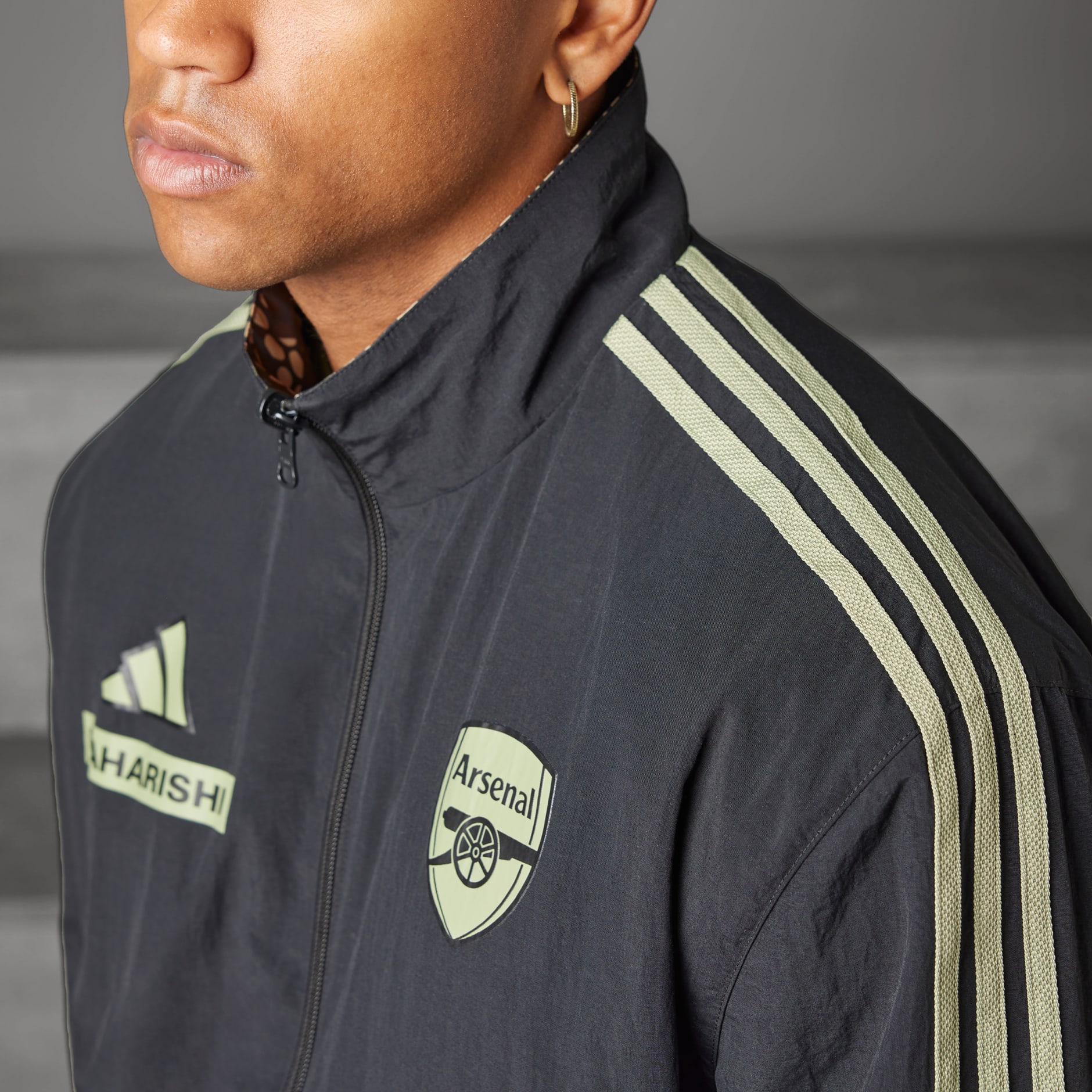 Arsenal black adidas sales jacket