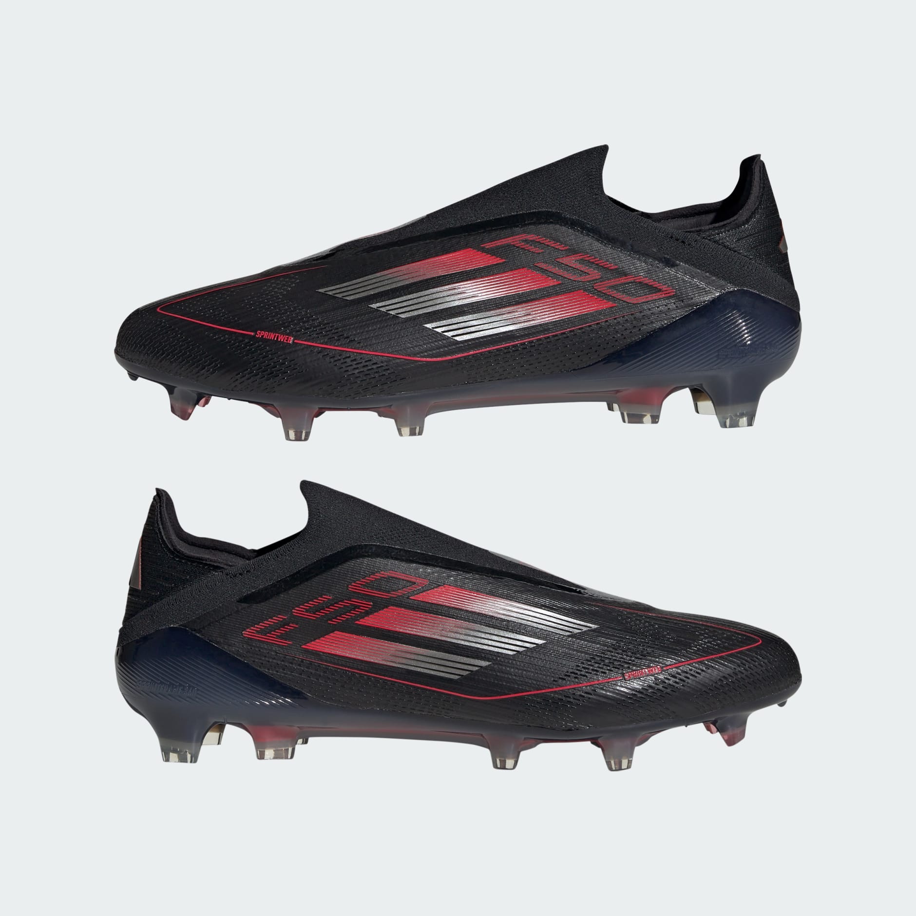 Ghete F50 Elite fără șireturi, pentru teren ferm