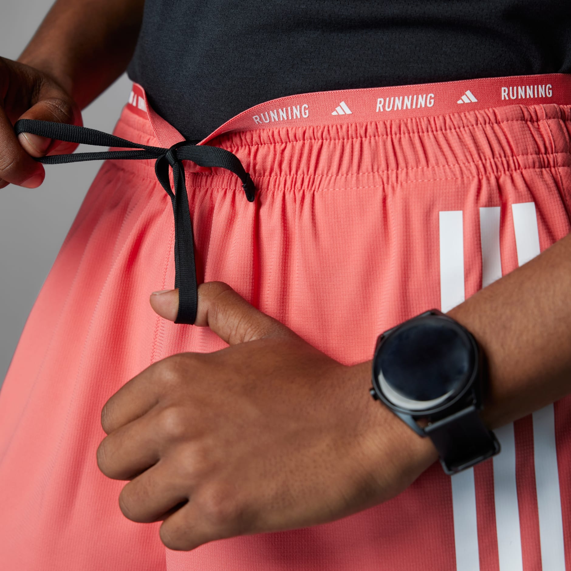 Own the Run 3-Stripes Shorts